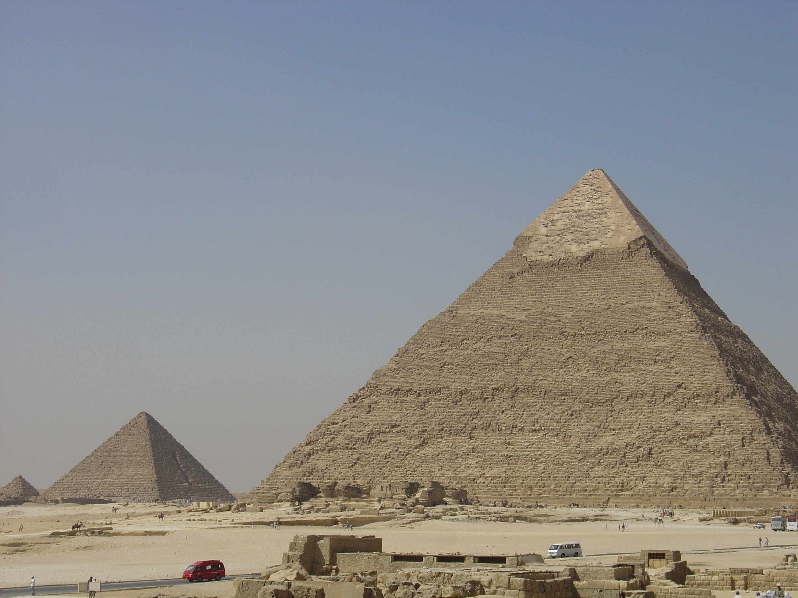 รูปถ่าย อียิปต์(Egypt) มหาพีระมิดแห่งกีซา(Giza Pyramids) 2004-09 29