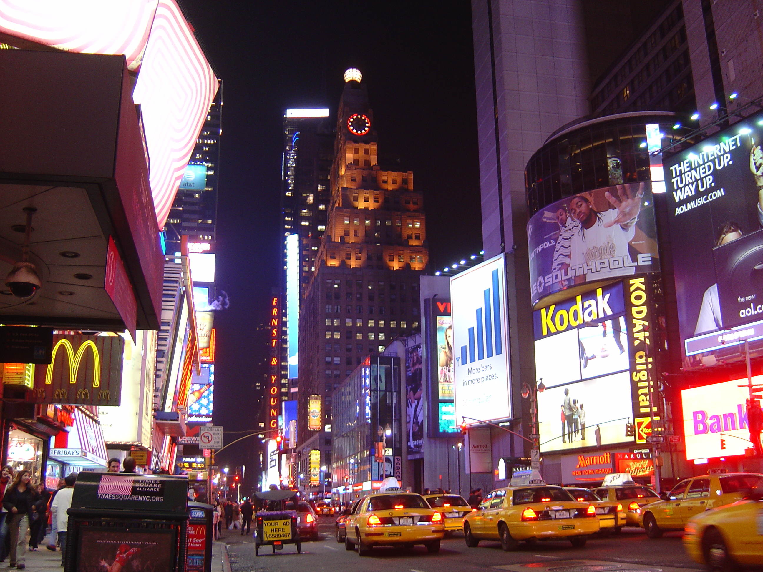 รูปถ่าย สหรัฐอเมริกา(United States) นิวยอร์ก(New York) ไทม์สแควร์(Times Square) 2006-03 32