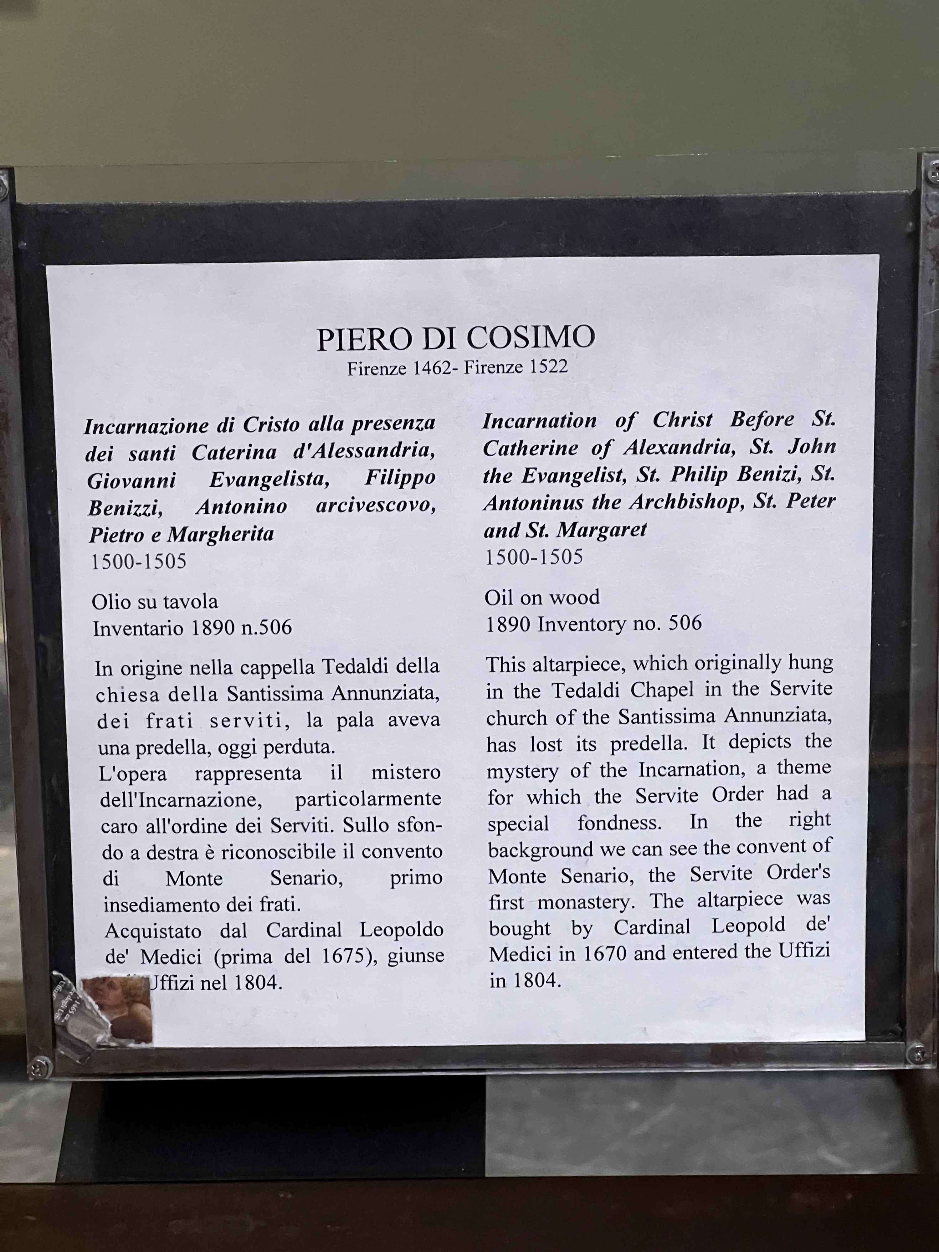 รูปถ่าย อิตาลี(Italy) ฟลอเรนซ์(Florence) พิพิธภัณฑ์อุฟฟีซี(Uffizi Museum) 2022-05 150