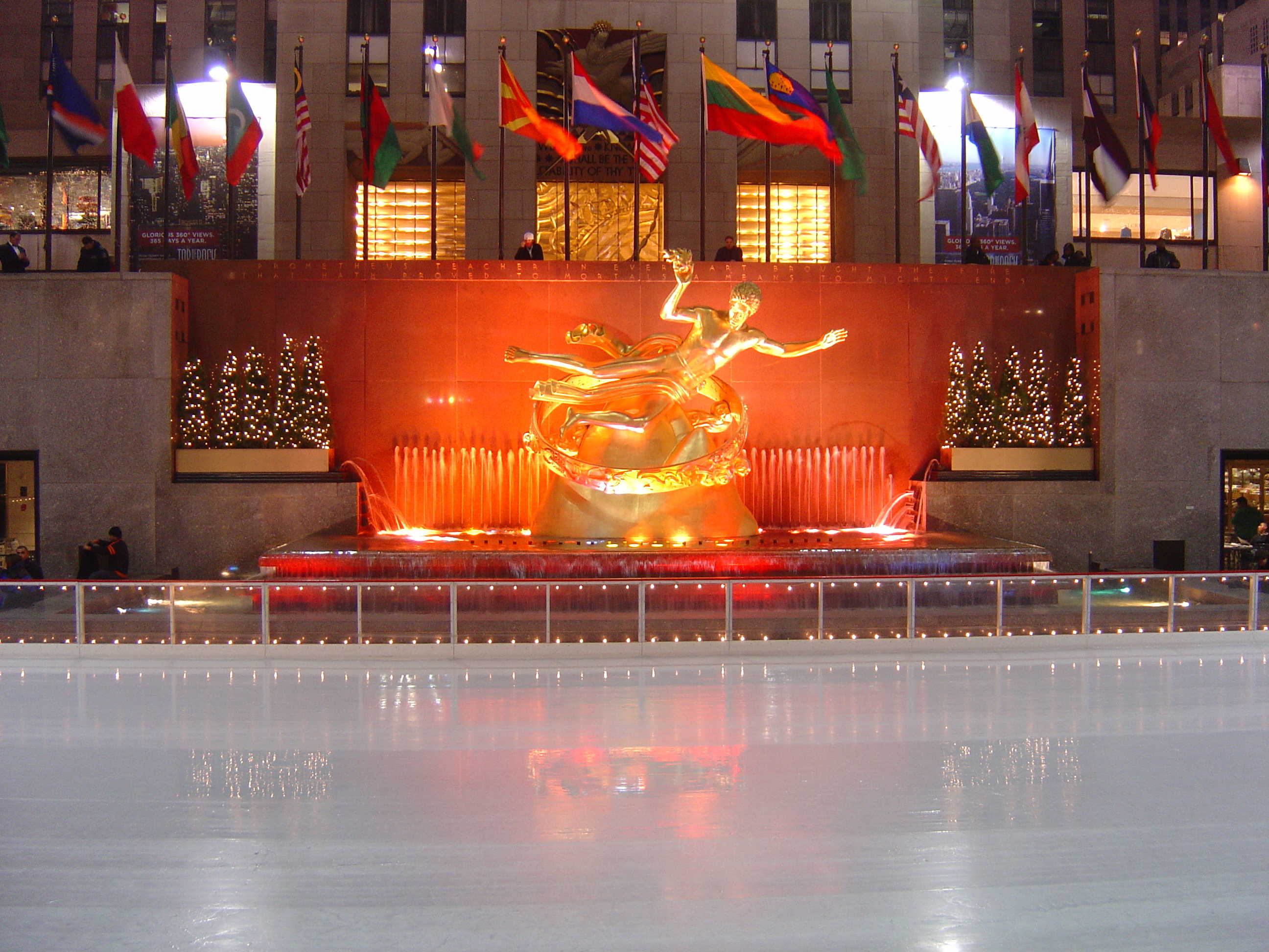 รูปถ่าย สหรัฐอเมริกา(United States) นิวยอร์ก(New York) ร็อกกีเฟลเลอร์เซ็นเตอร์(Rockefeller Center) 2006-03 7
