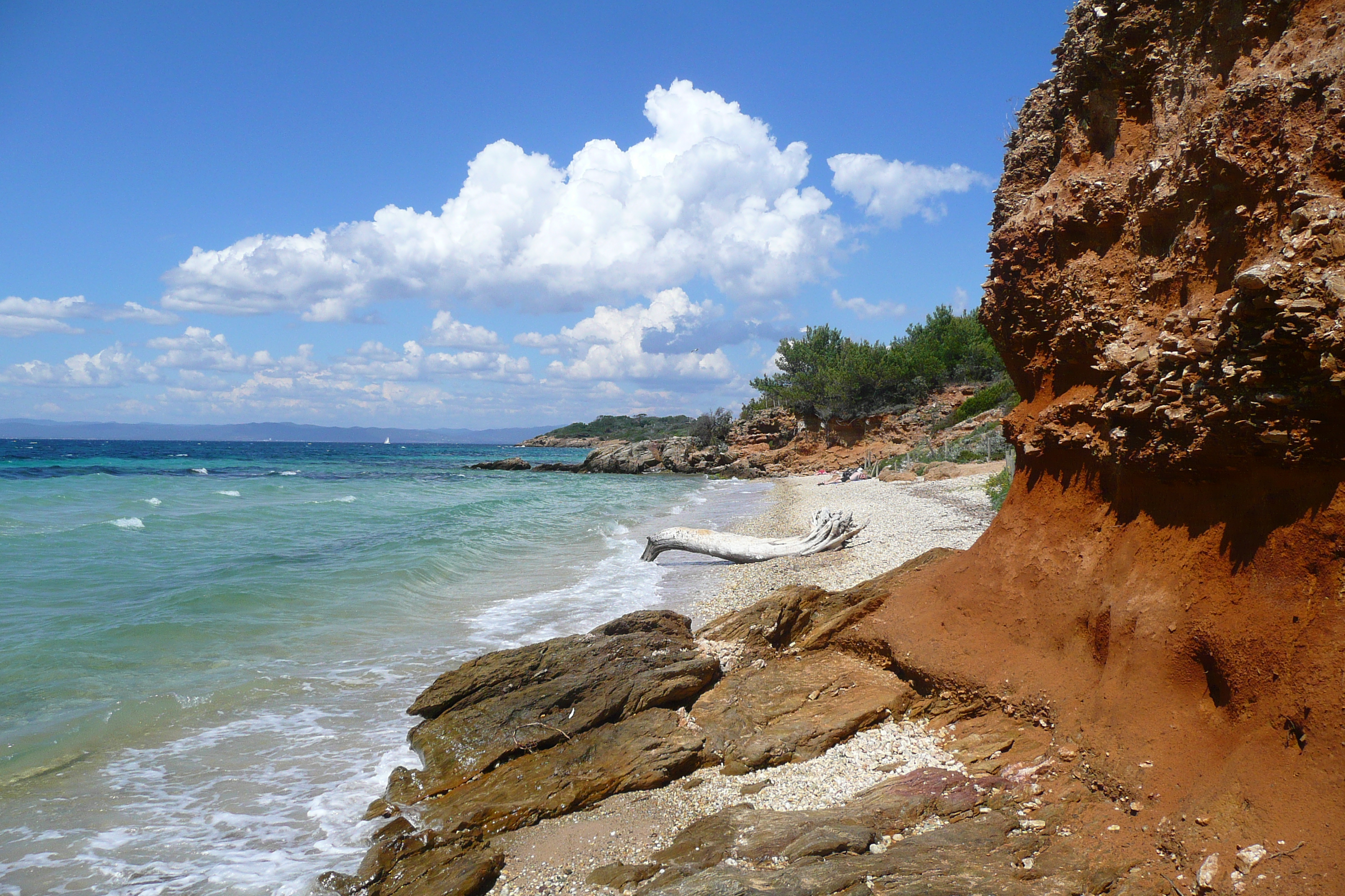 รูปถ่าย ฝรั่งเศส(France) เกาะปอร์เกอรอล(Porquerolles Island) หาดกูร์ตาด(Courtade beach) 2008-05 49