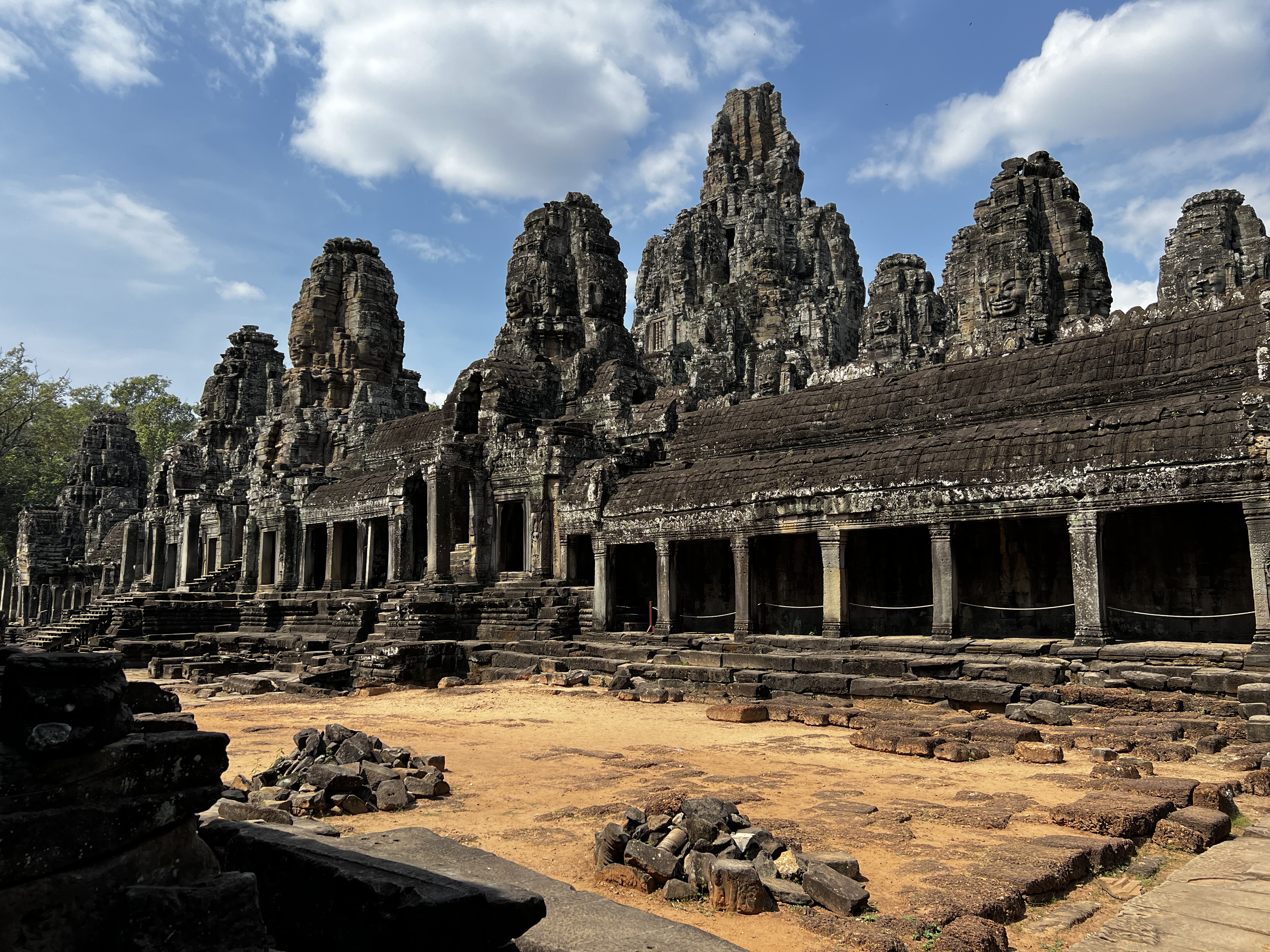 รูปถ่าย กัมพูชา(Cambodia) เสียมราฐ(Siem Reap) ปราสาทบายน(Bayon) 2023-01 26