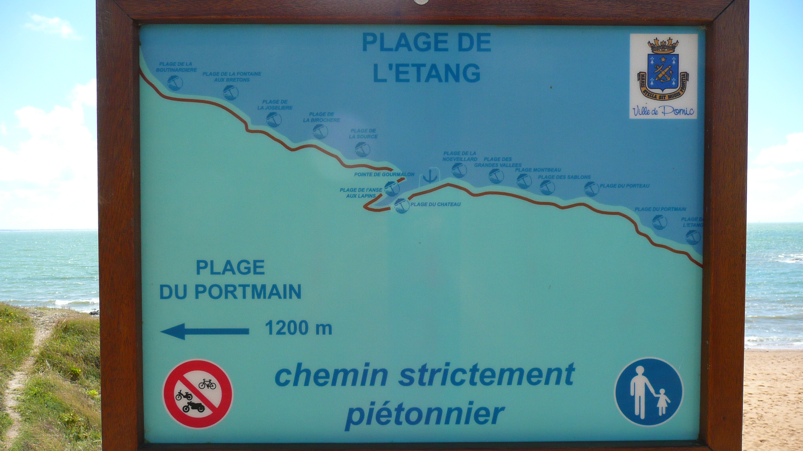 รูปถ่าย ฝรั่งเศส(France) ปอร์นิค(Pornic) หาดเลตัง(Plage de l'etang) 2007-07 32