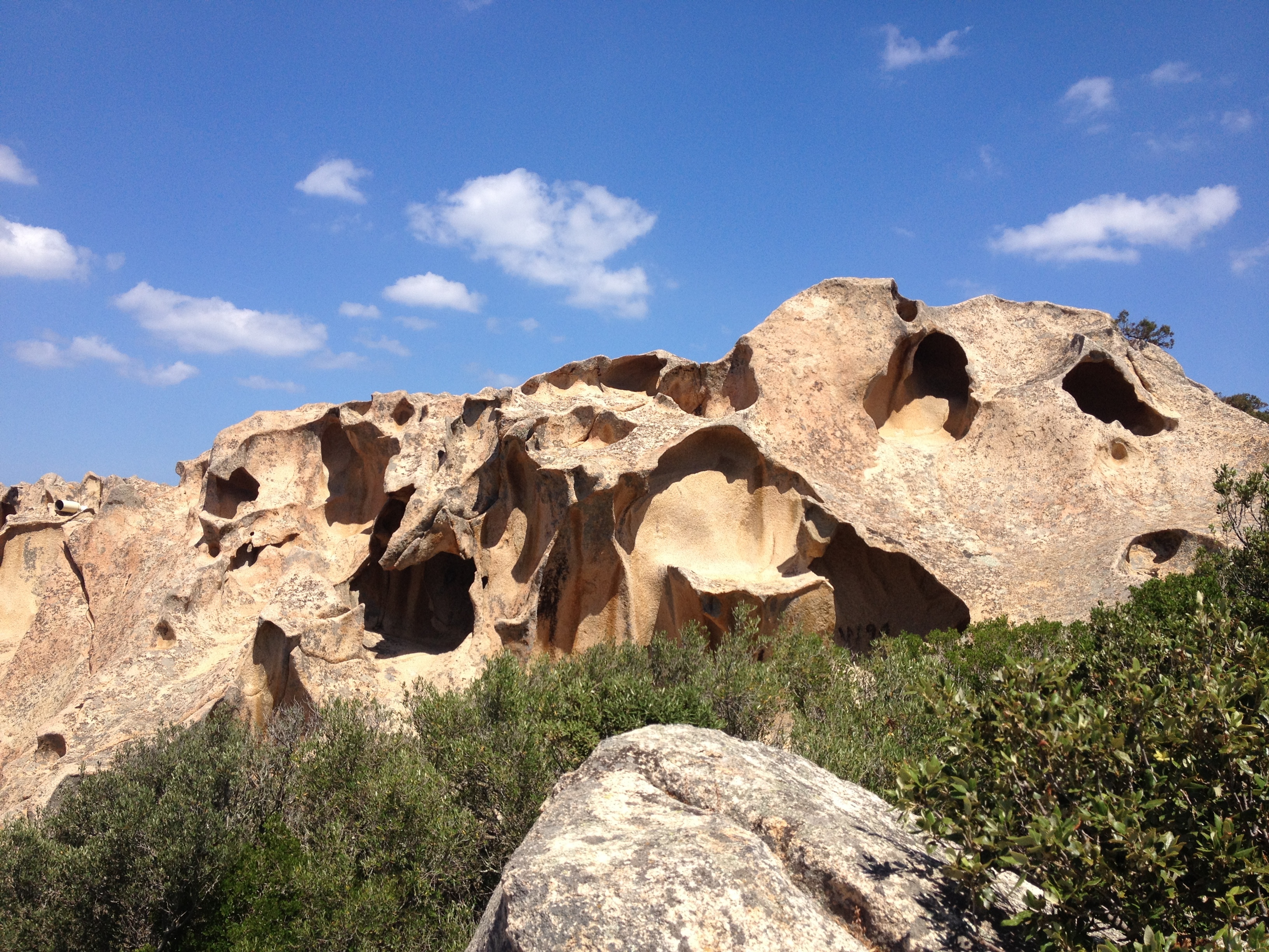 รูปถ่าย อิตาลี(Italy) ซาร์ดิเนีย(Sardinia) หินรูปหมี (รอกชาเดลลอร์โซ)(Roccia dell'Orso) 2015-06 54