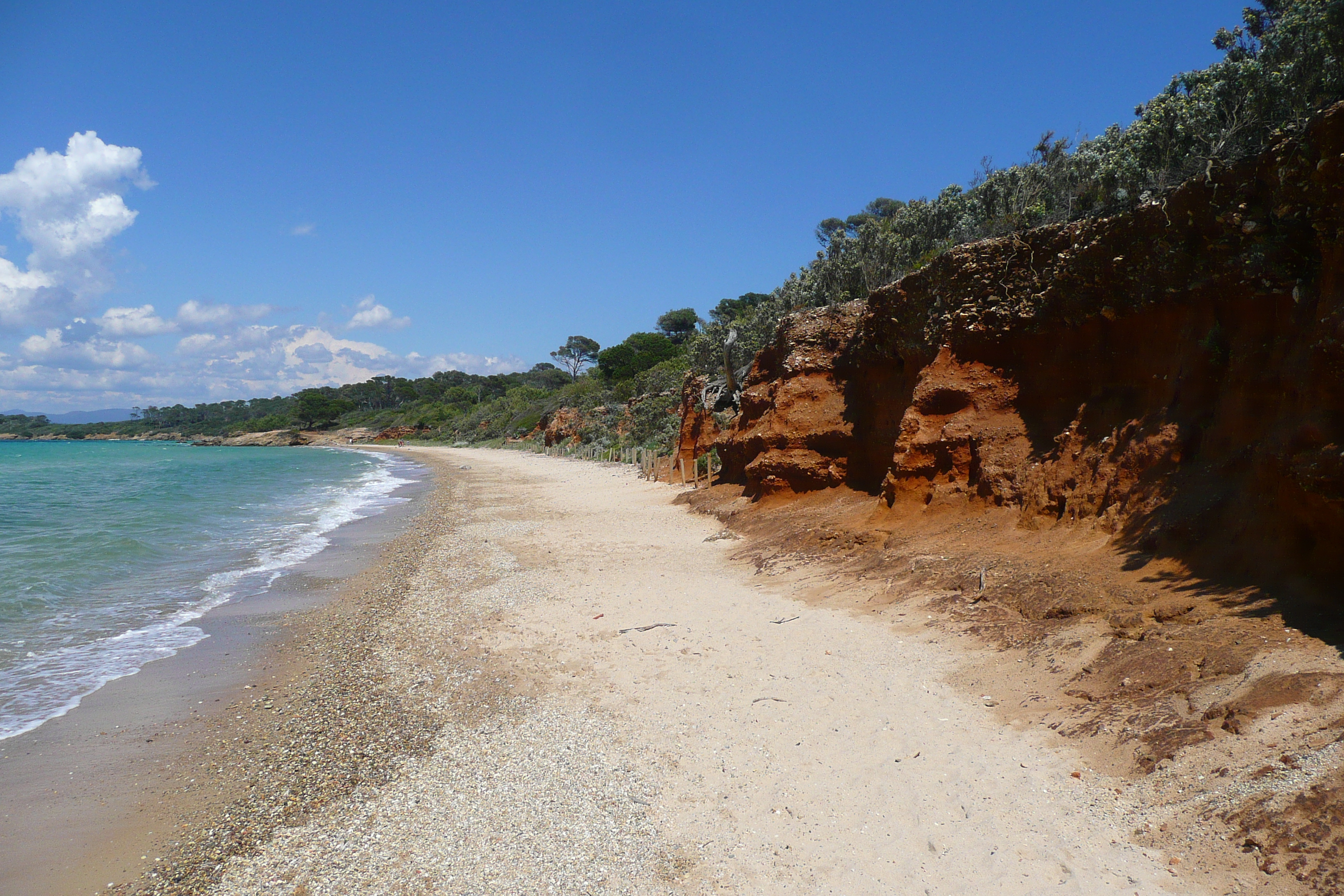 รูปถ่าย ฝรั่งเศส(France) เกาะปอร์เกอรอล(Porquerolles Island) หาดกูร์ตาด(Courtade beach) 2008-05 0