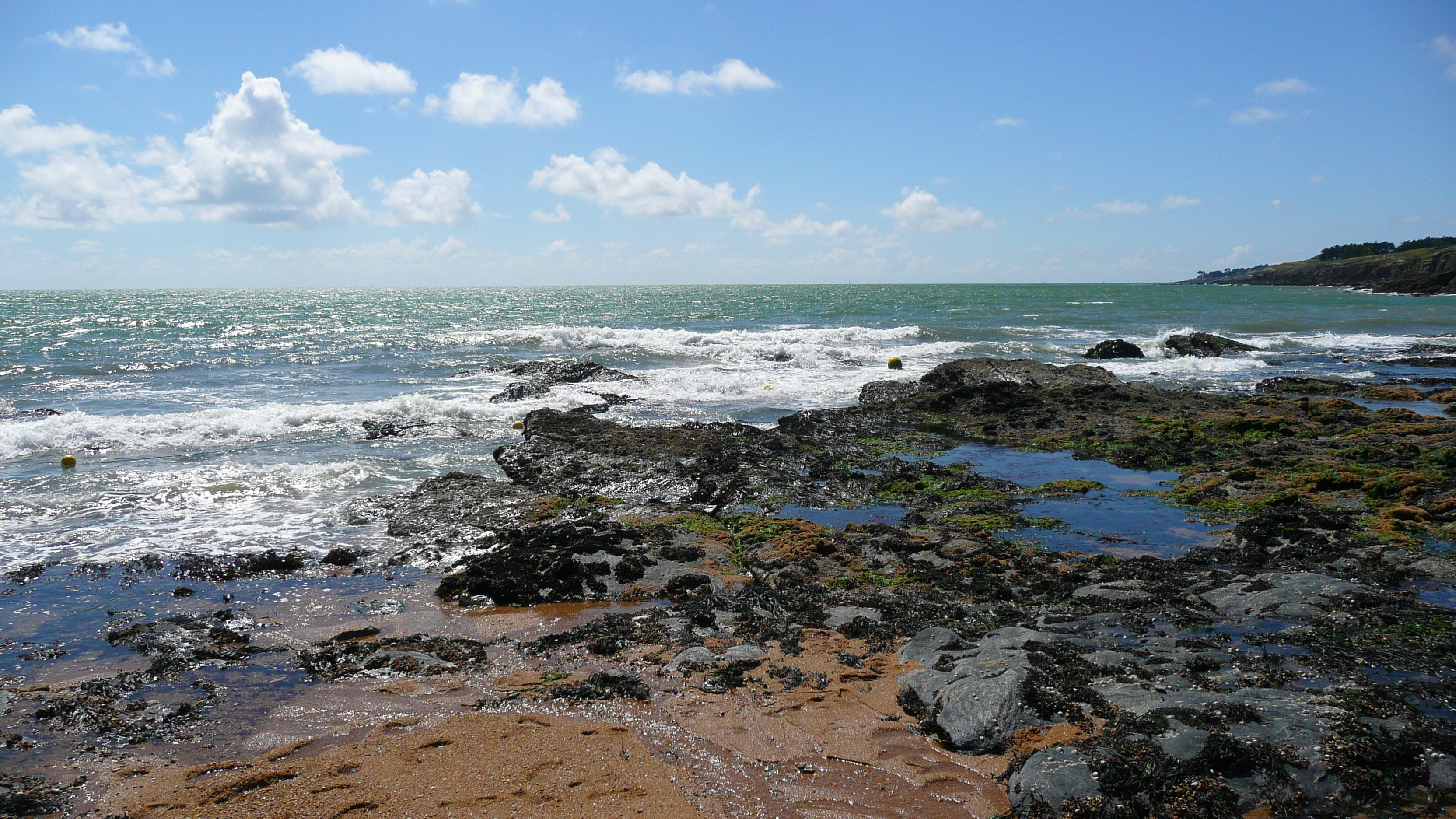 รูปถ่าย ฝรั่งเศส(France) ปอร์นิค(Pornic) หาดเลตัง(Plage de l'etang) 2007-07 18