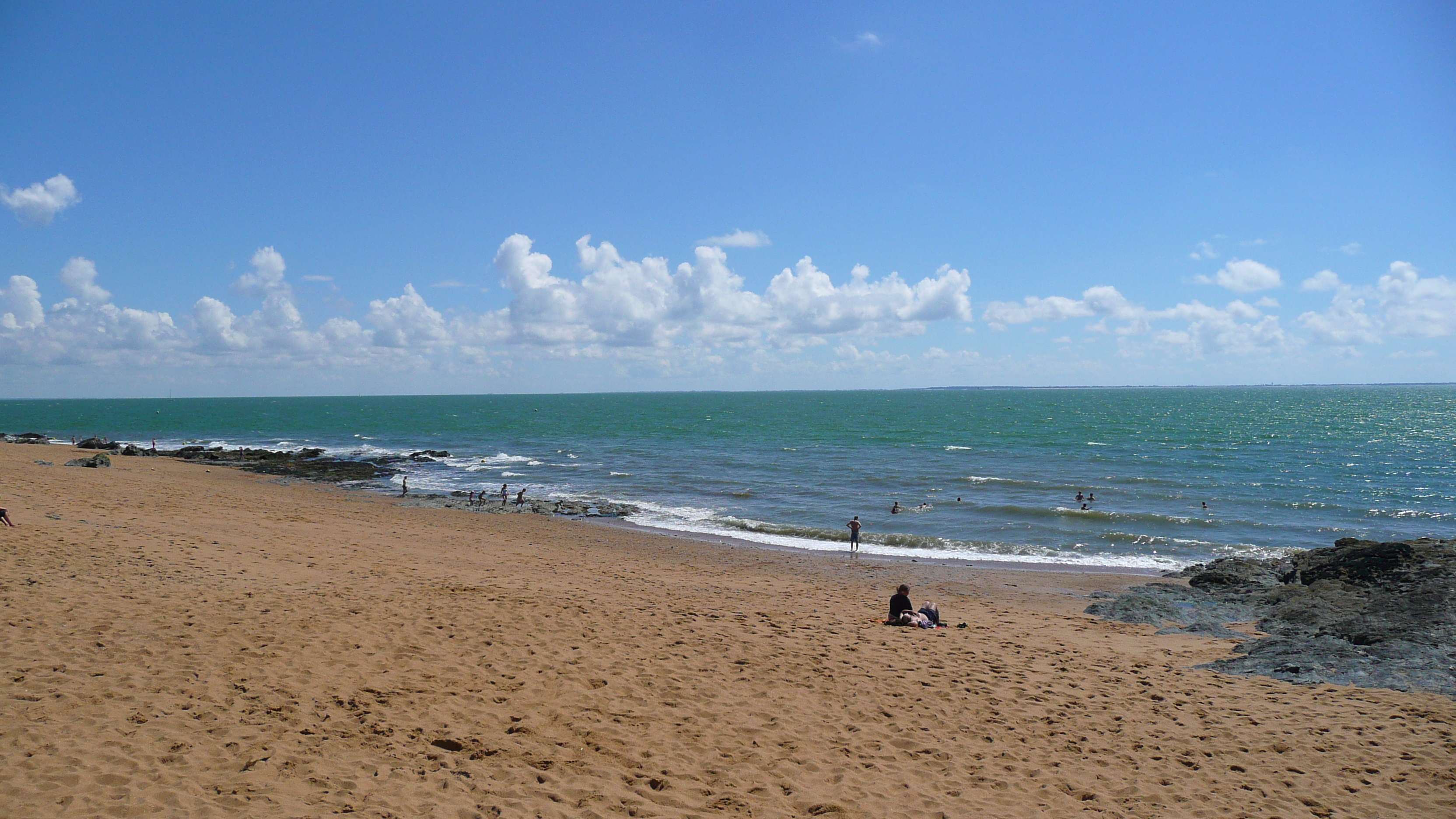 รูปถ่าย ฝรั่งเศส(France) ปอร์นิค(Pornic) หาดเลตัง(Plage de l'etang) 2007-07 20