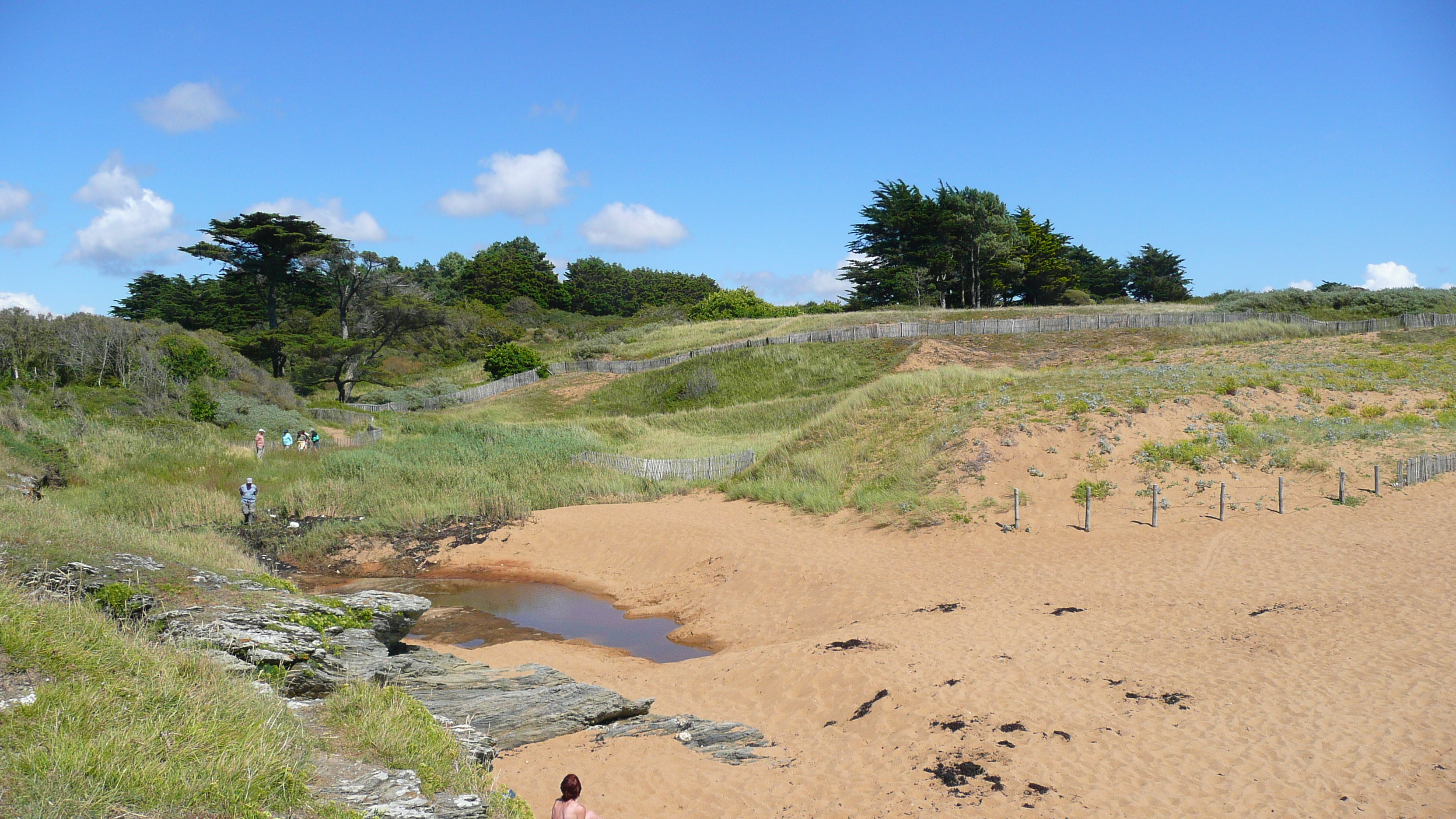 รูปถ่าย ฝรั่งเศส(France) ปอร์นิค(Pornic) หาดเลตัง(Plage de l'etang) 2007-07 21