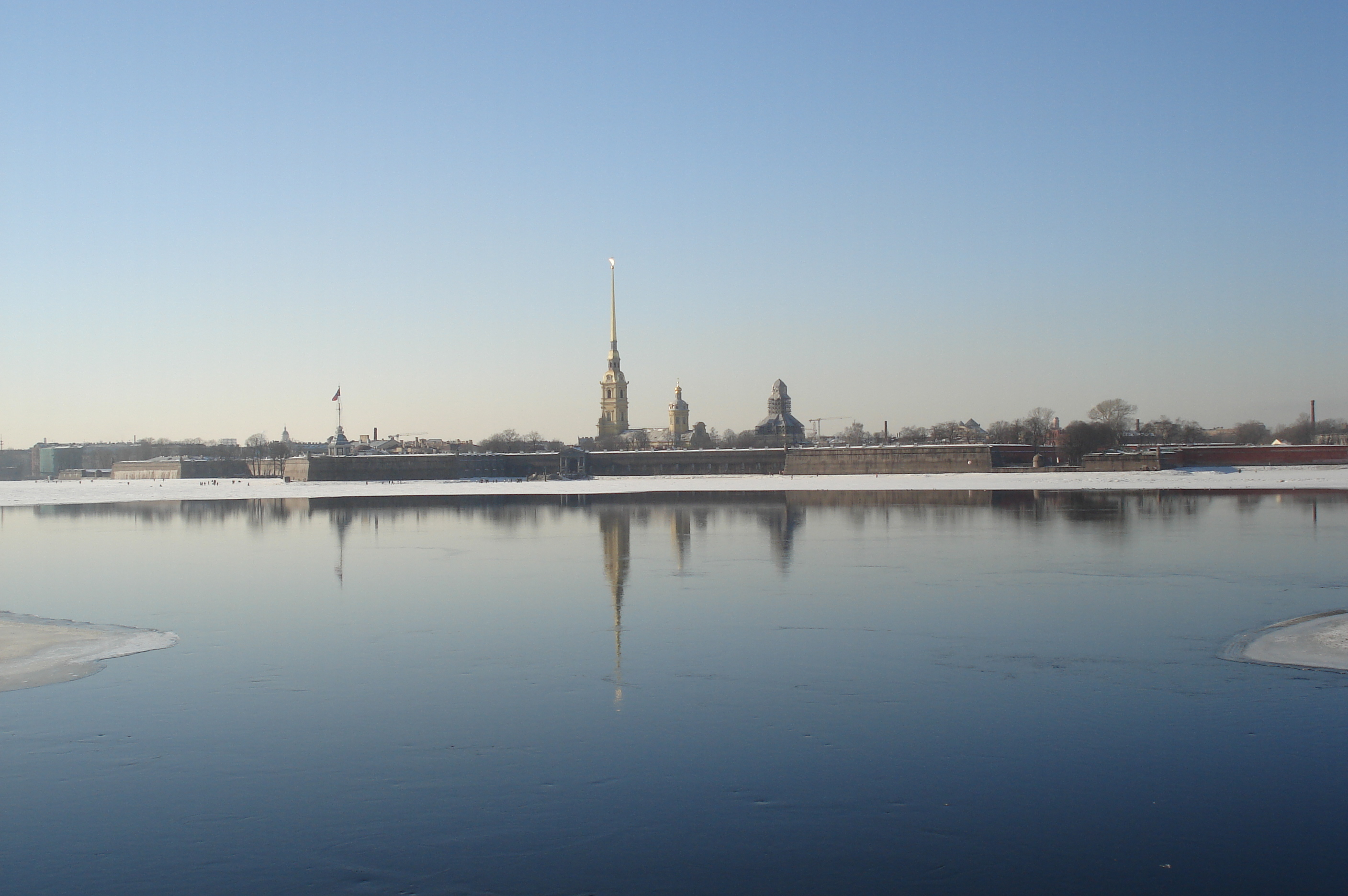 รูปถ่าย รัสเซีย(Russia) เซนต์ปีเตอร์สเบิร์ก(St Petersburg) ป้อมปีเตอร์และพอล(Peter and Paul fortress) 2006-03 10