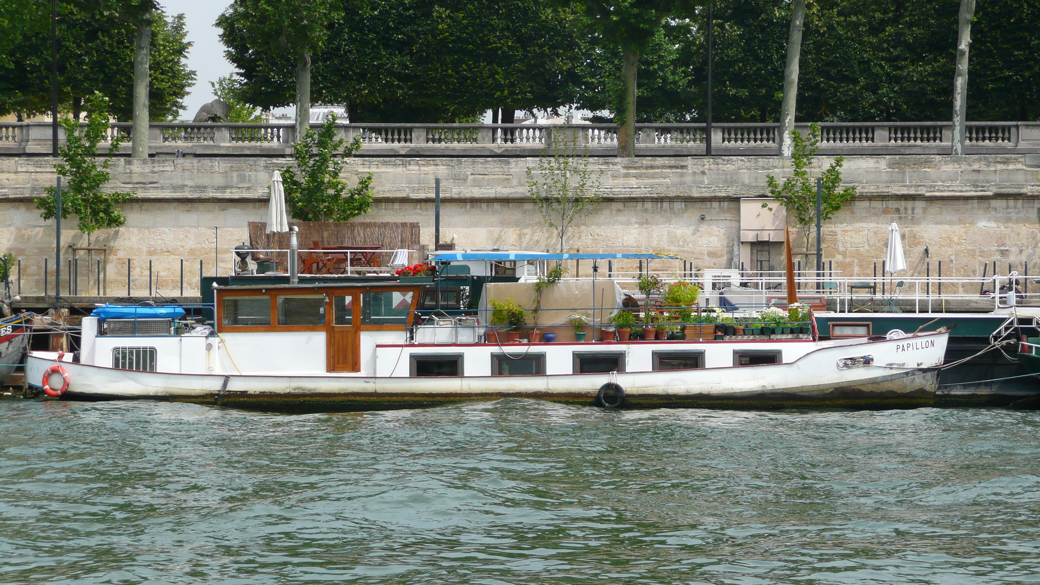 รูปถ่าย ฝรั่งเศส(France) ปารีส(Paris) เรือบรรทุกชมเมือง(Peniches Parisiennes) 2007-06 34