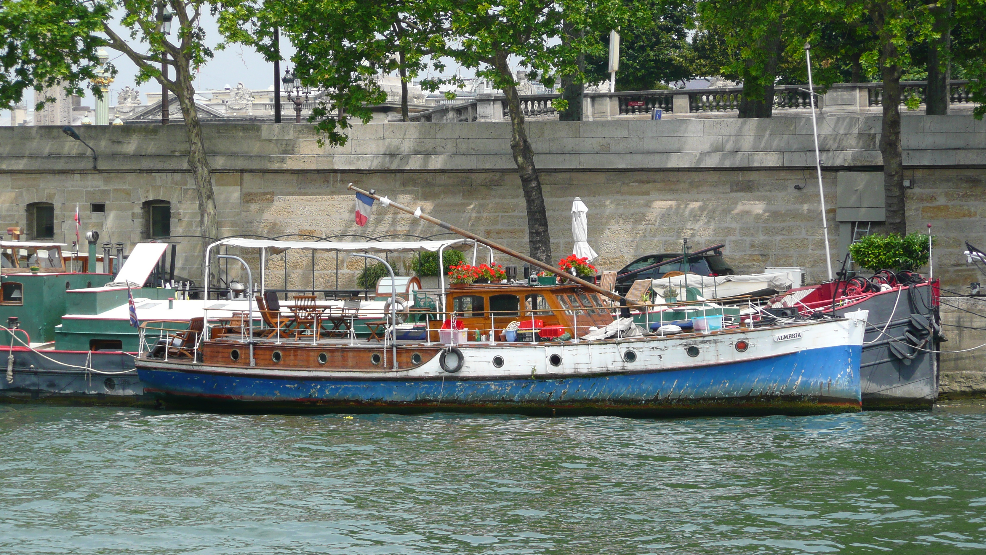 รูปถ่าย ฝรั่งเศส(France) ปารีส(Paris) เรือบรรทุกชมเมือง(Peniches Parisiennes) 2007-06 42