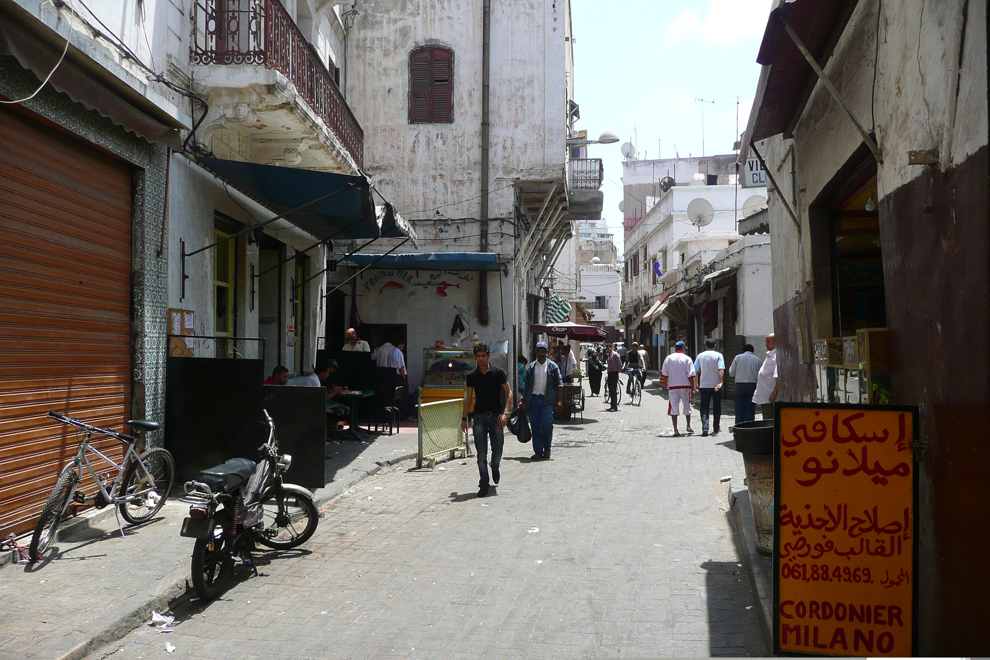 รูปถ่าย โมร็อกโก(Morocco) คาซาบลังกา(Casablanca) เมดินา(Medina) 2008-07 28