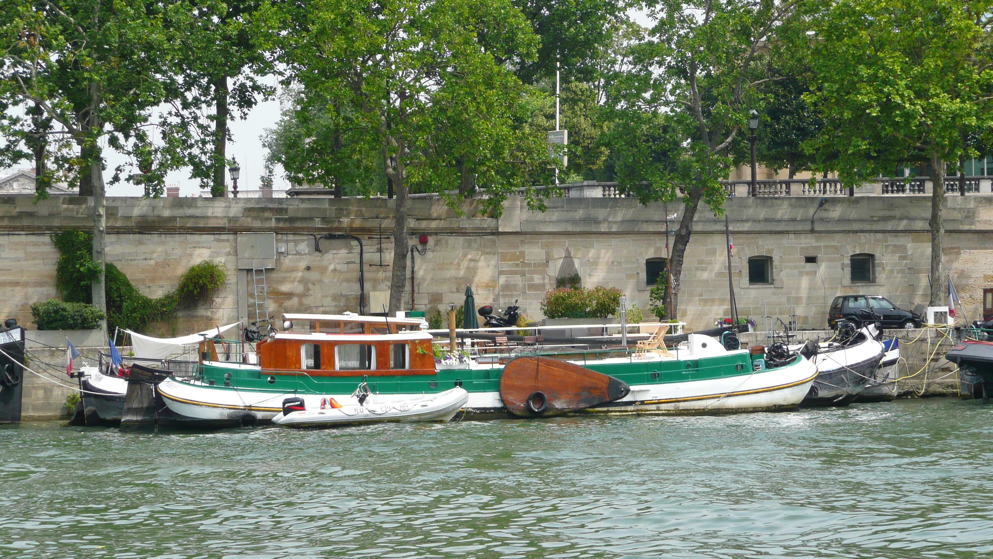 รูปถ่าย ฝรั่งเศส(France) ปารีส(Paris) เรือบรรทุกชมเมือง(Peniches Parisiennes) 2007-06 18