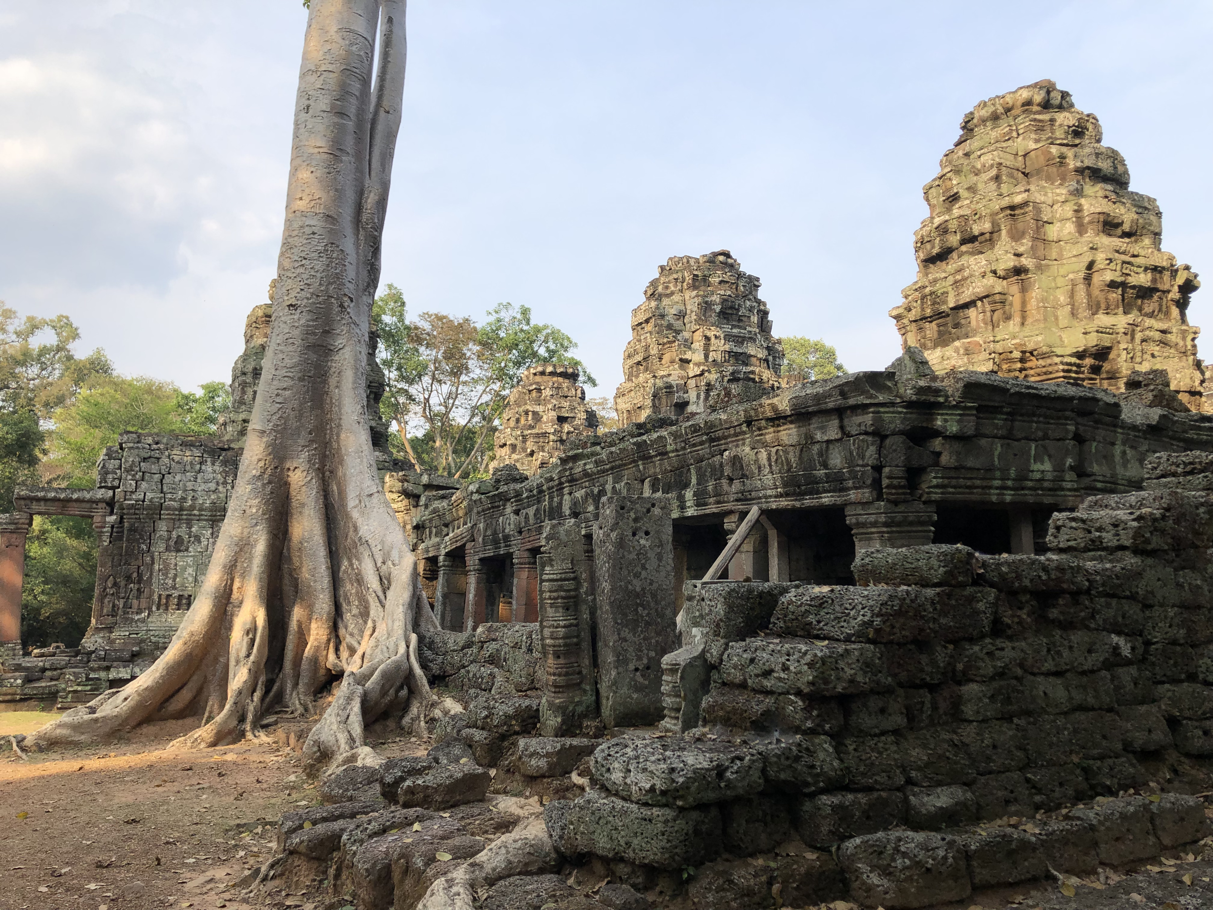 รูปถ่าย กัมพูชา(Cambodia) เสียมราฐ(Siem Reap) ปราสาทบันทายกุฎี(Banteay Kdei) 2023-01 15