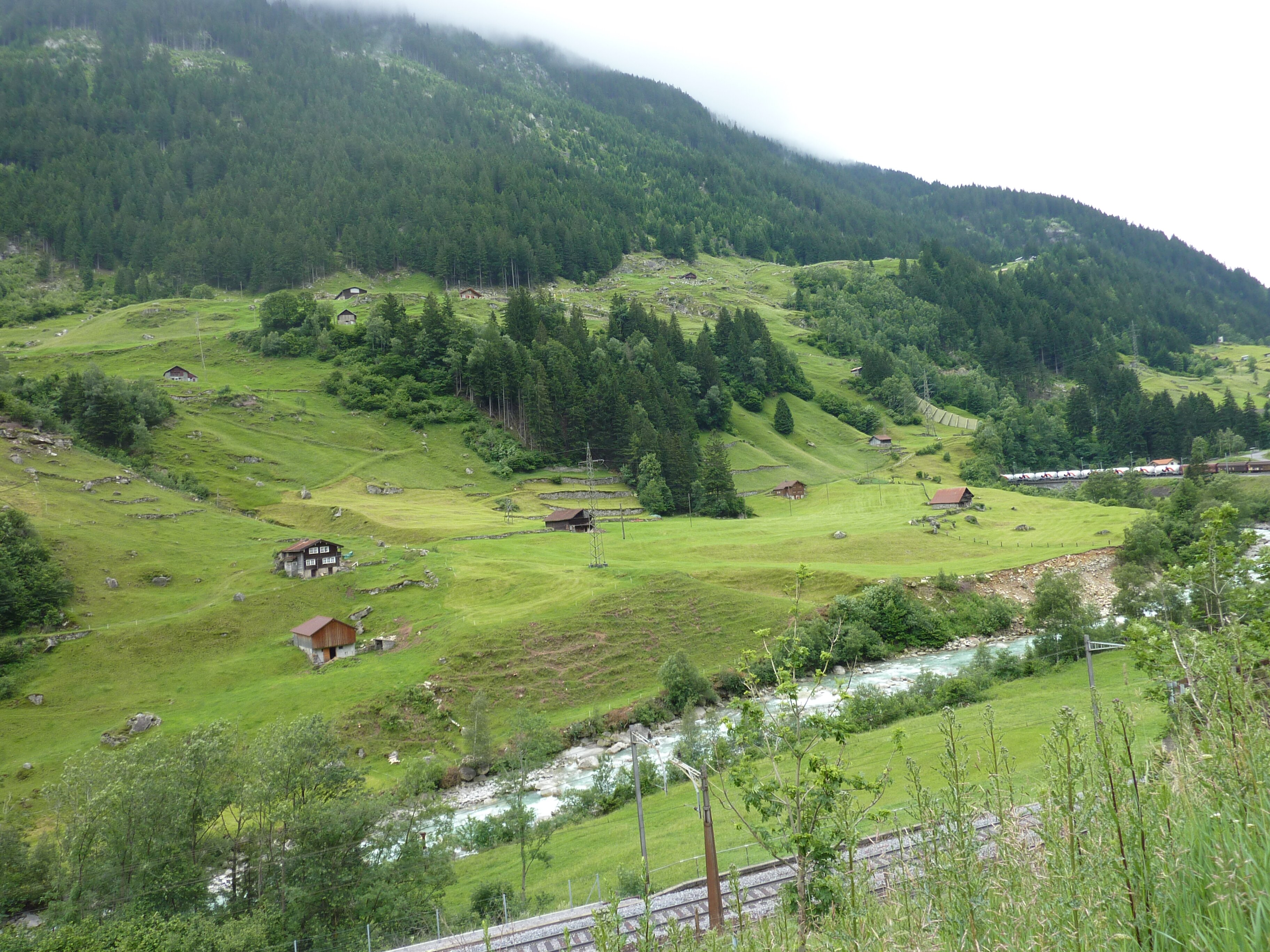 รูปถ่าย สวิสเซอร์แลนด์(Switzerland) ช่องเขากอตธาร์ด(Gotthard Pass) 2009-06 11