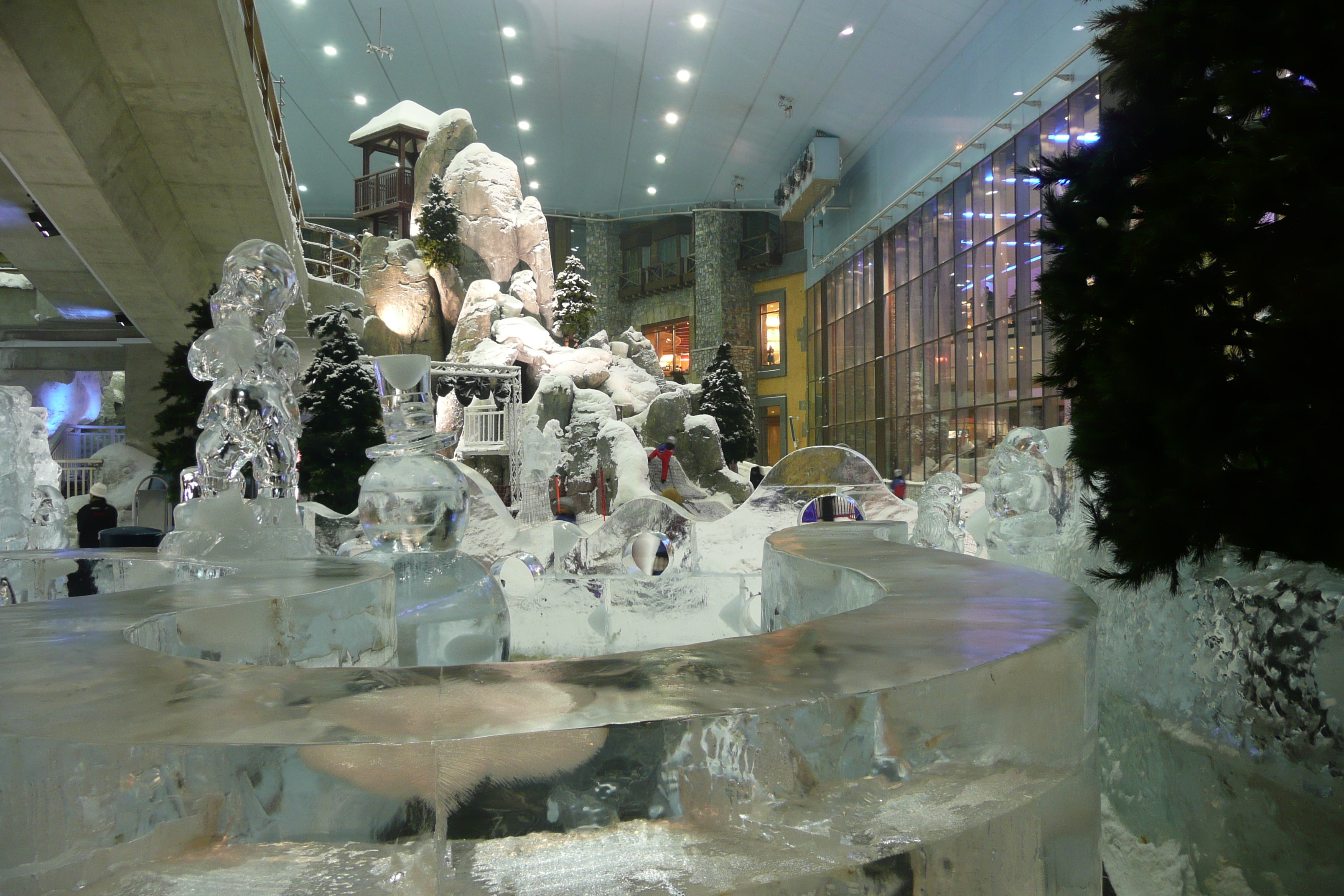 รูปถ่าย สหรัฐอาหรับเอมิเรตส์(United Arab Emirates) ดูไบ(Dubai) สกีดูไบ(Ski Dubai) 2009-01 1