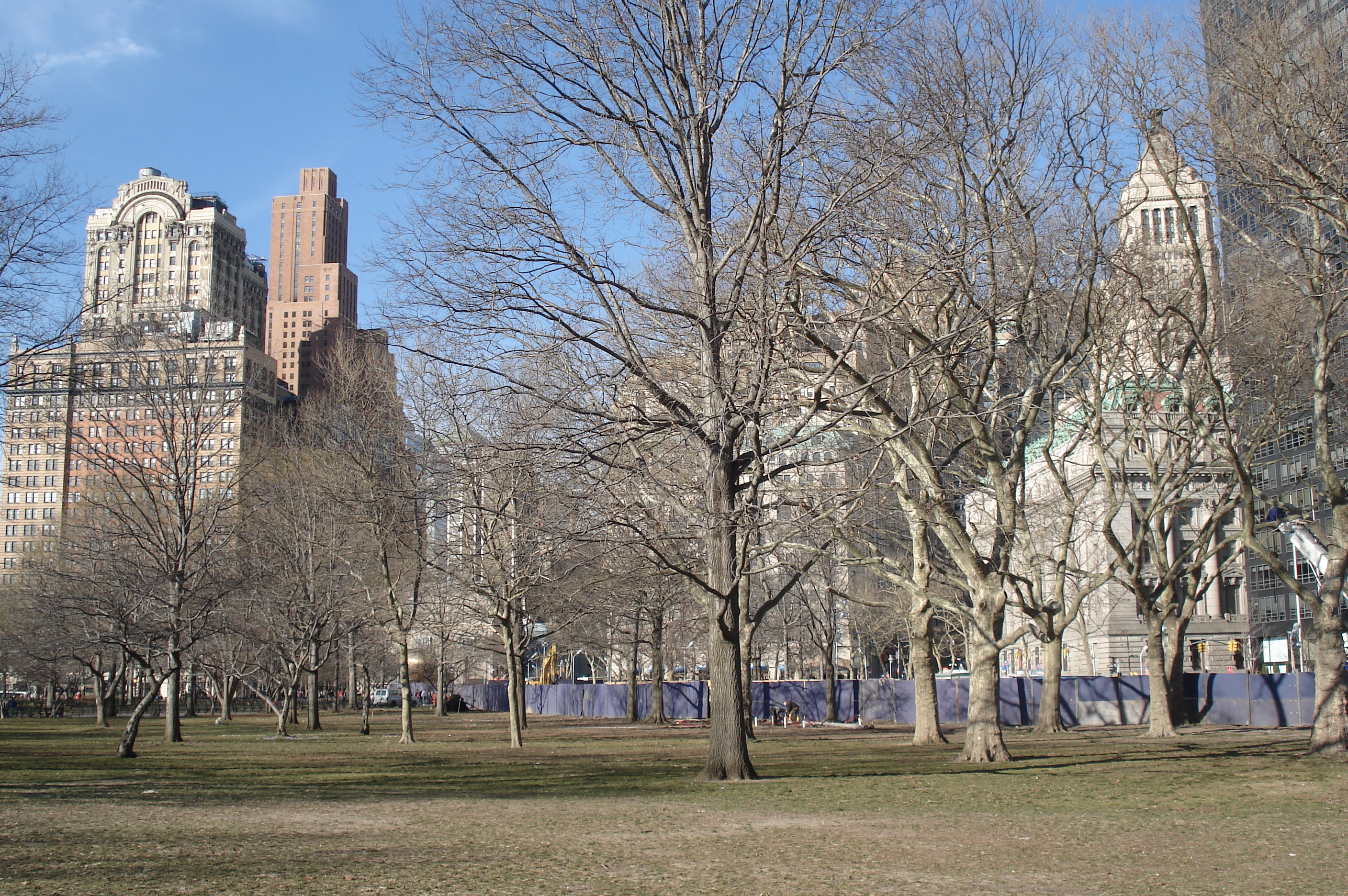 รูปถ่าย สหรัฐอเมริกา(United States) นิวยอร์ก(New York) สวน  แบตเตอรี่(Battery Park) 2006-03 15