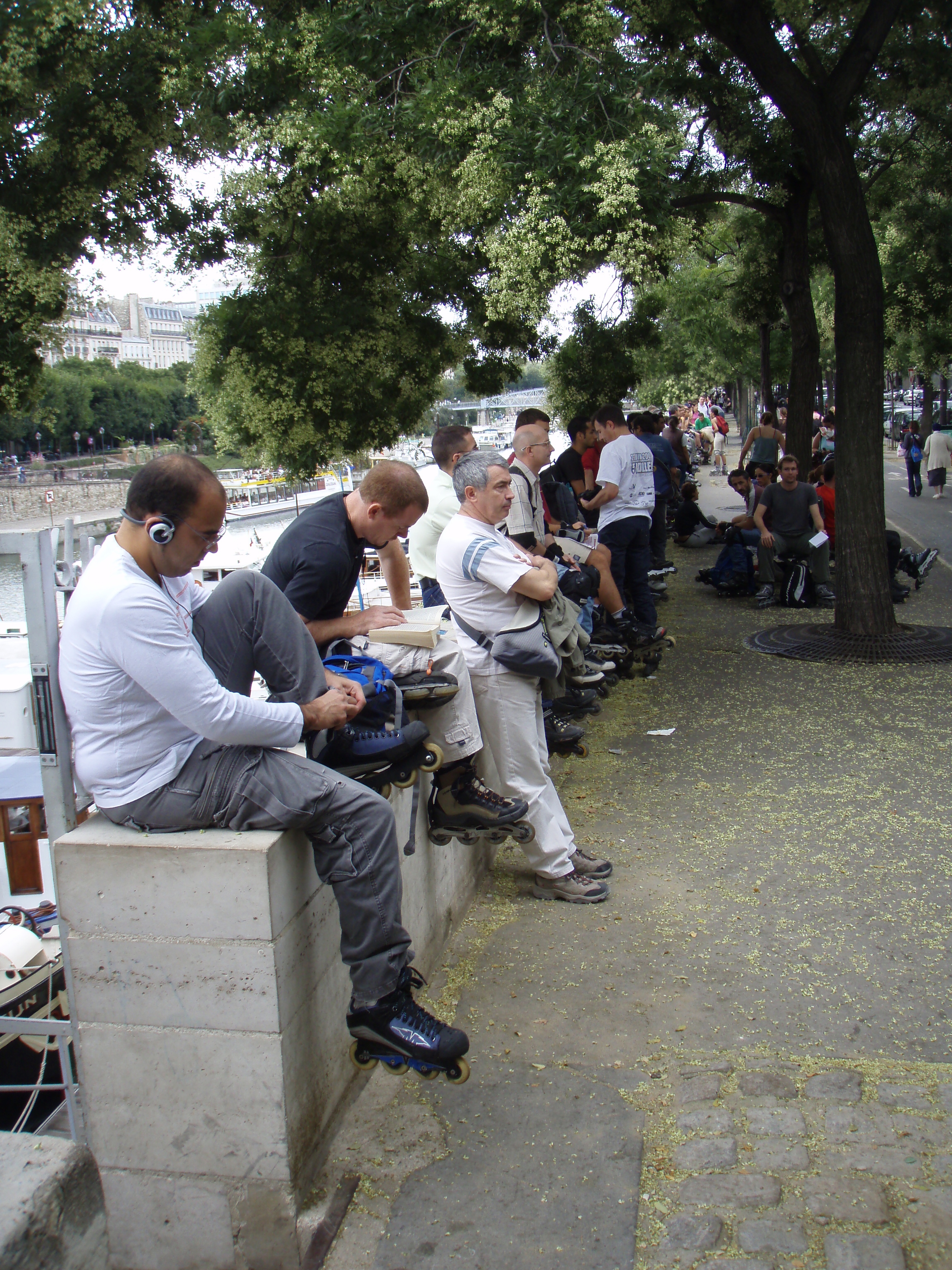 รูปถ่าย ฝรั่งเศส(France) ปารีส(Paris) เล่นสเก็ตในปารีส(Randonnee Roller et Coquillages) 2007-07 24