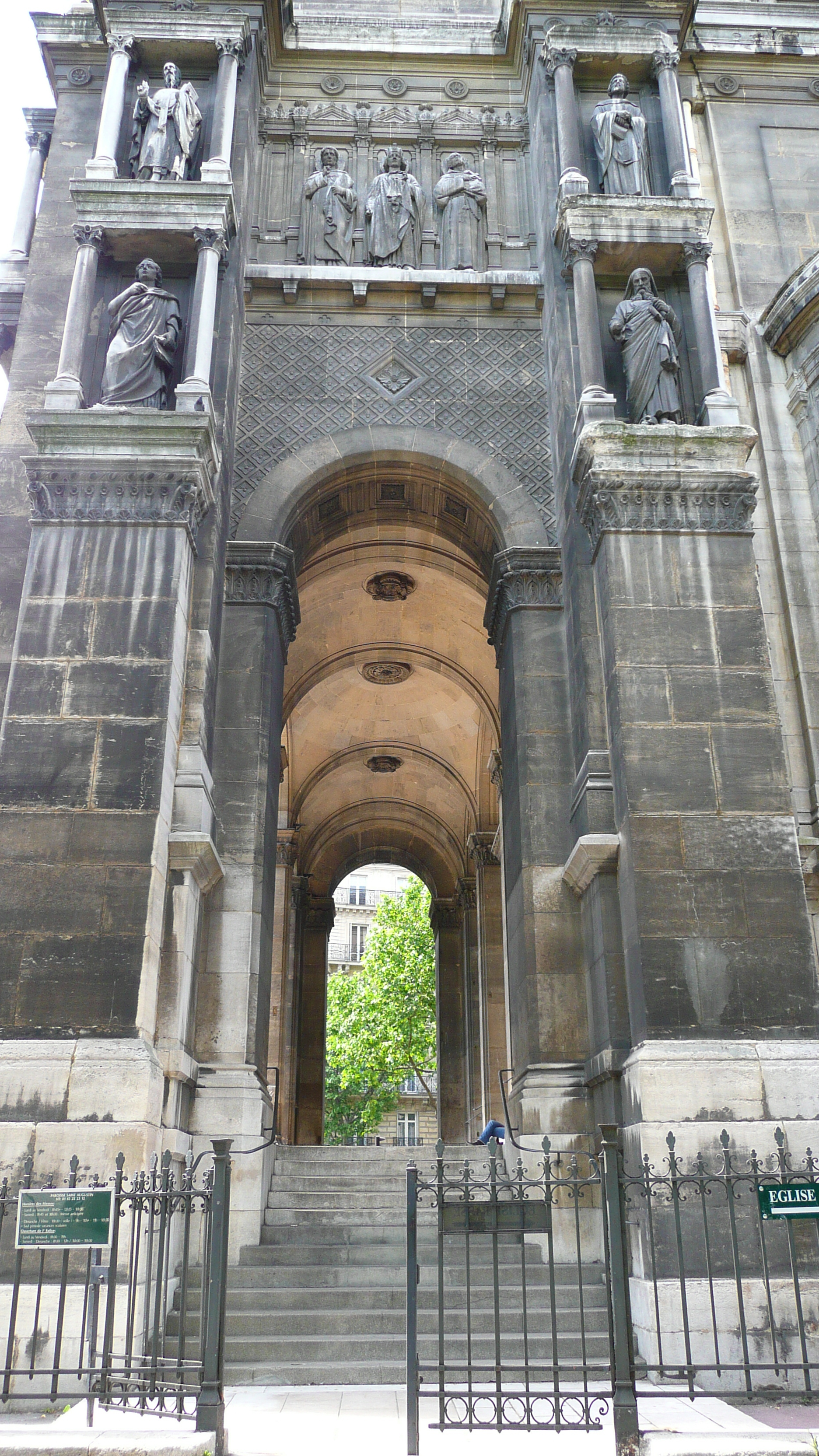 รูปถ่าย ฝรั่งเศส(France) ปารีส(Paris) โบสถ์แซ็ง-โตกุสแต็ง(Saint Augustin Church) 2007-05 13