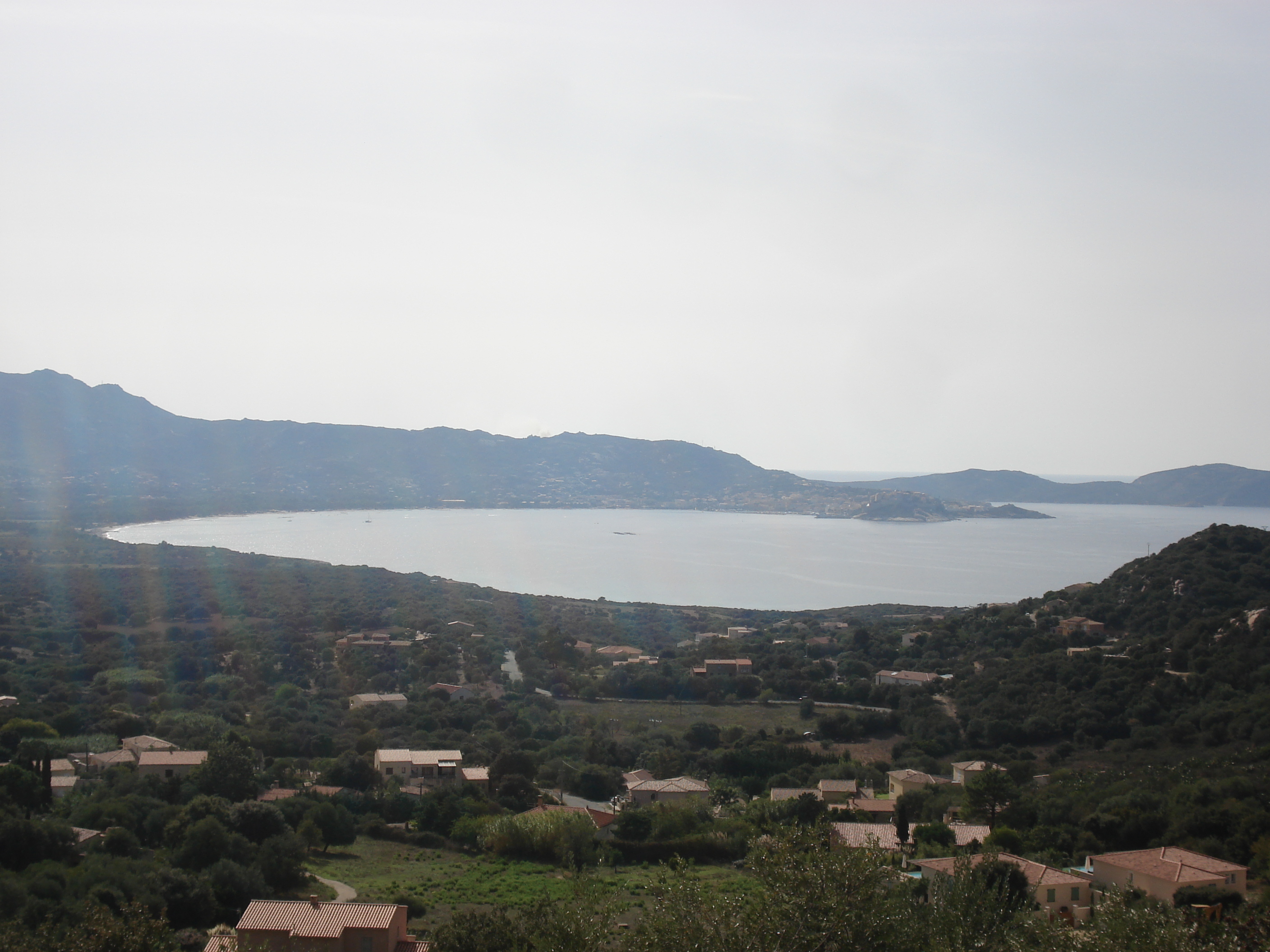 รูปถ่าย ฝรั่งเศส(France) คอร์สิคา(Corsica) ถนนจากลีล-รูสไปกาลวี(Ile Rousse to Calvi Road) 2006-09 8