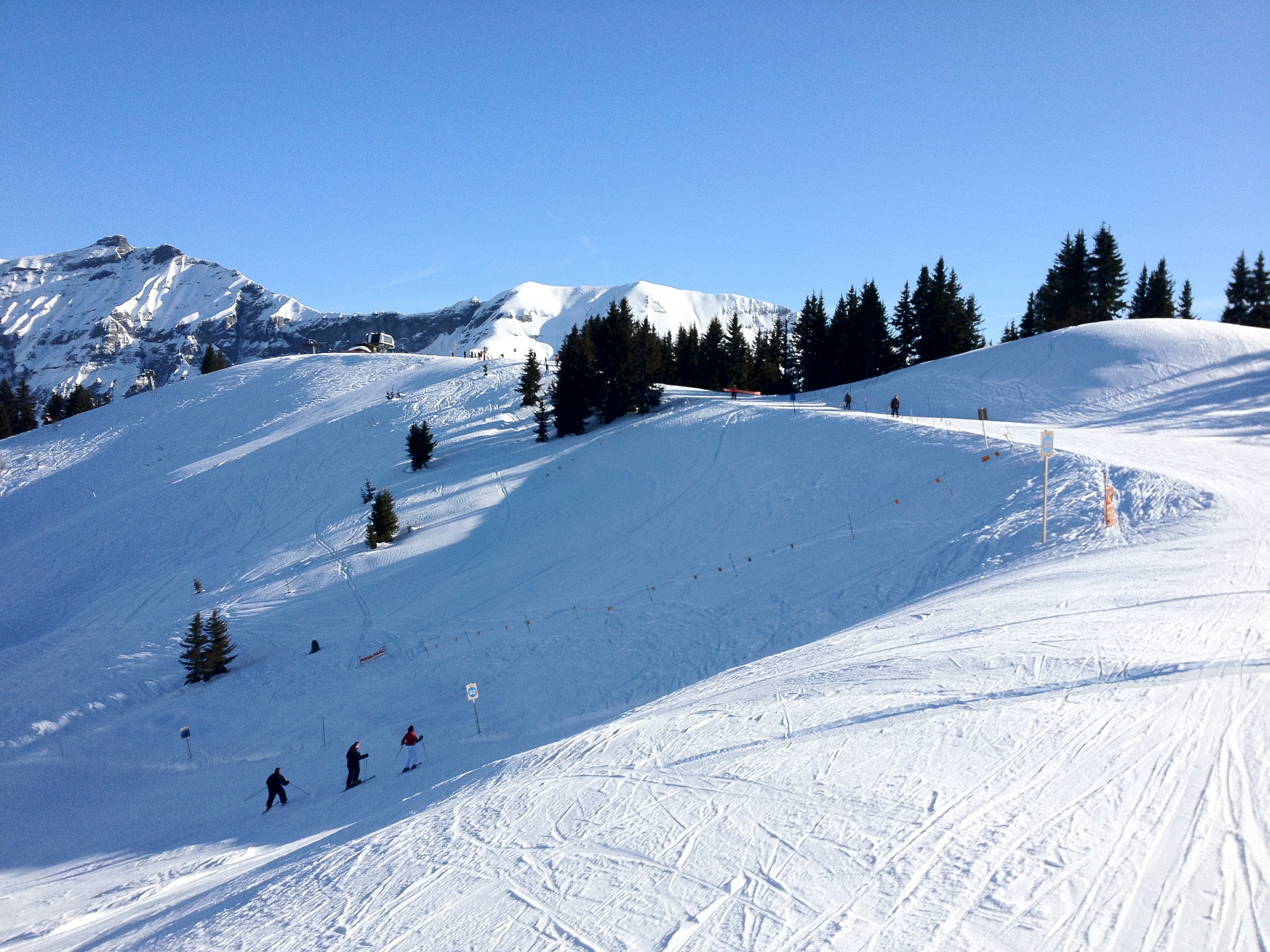 รูปถ่าย ฝรั่งเศส(France) เมแฌฟว์(Megeve) โรชบรุน(Rochebrune) 2012-02 26