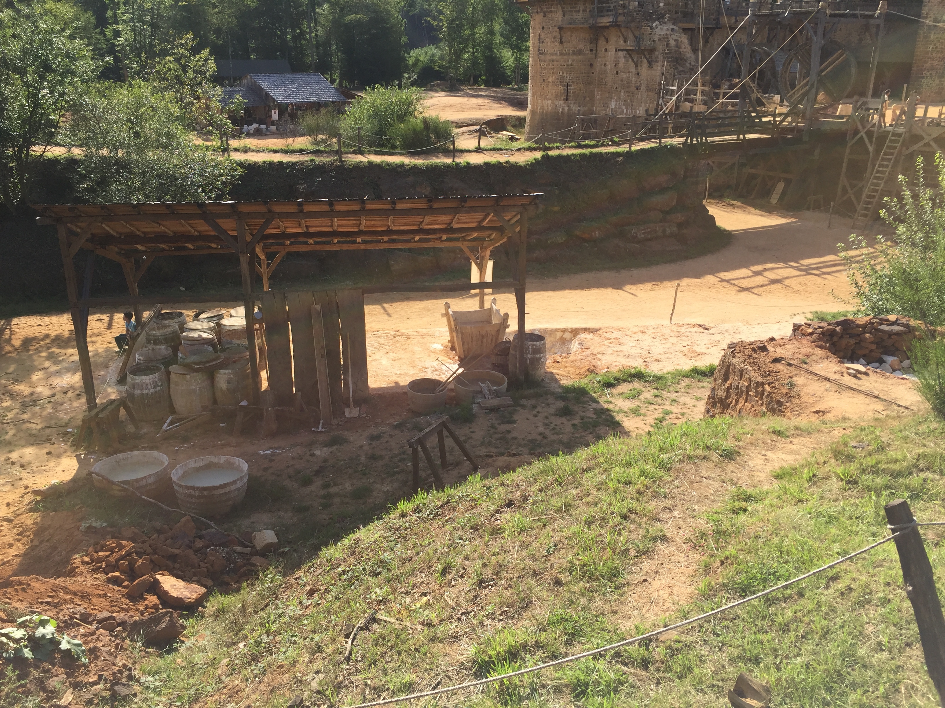 รูปถ่าย ฝรั่งเศส(France) ปราสาทเกอเดอลง(Guedelon) 2017-07 21