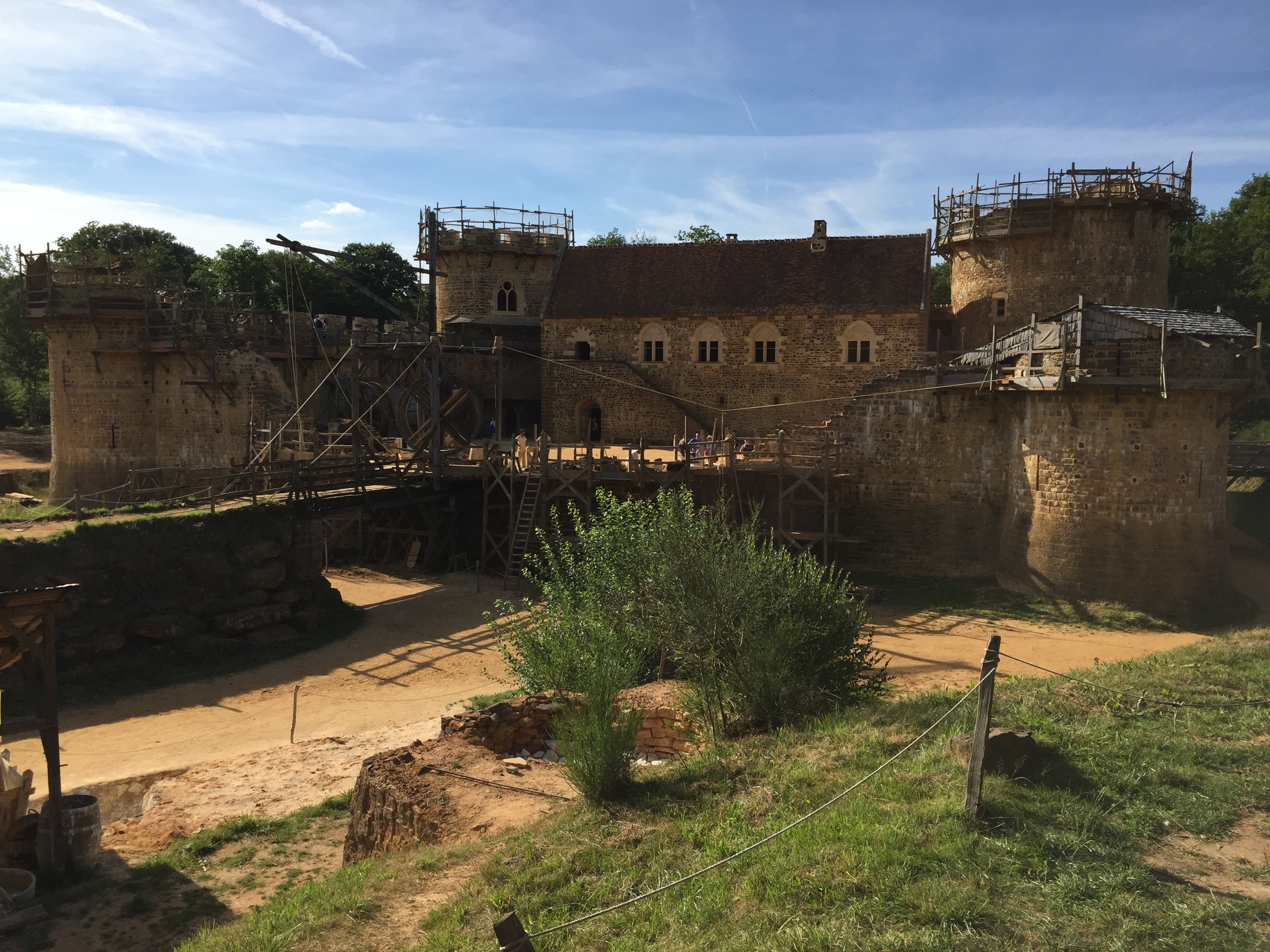 รูปถ่าย ฝรั่งเศส(France) ปราสาทเกอเดอลง(Guedelon) 2017-07 31