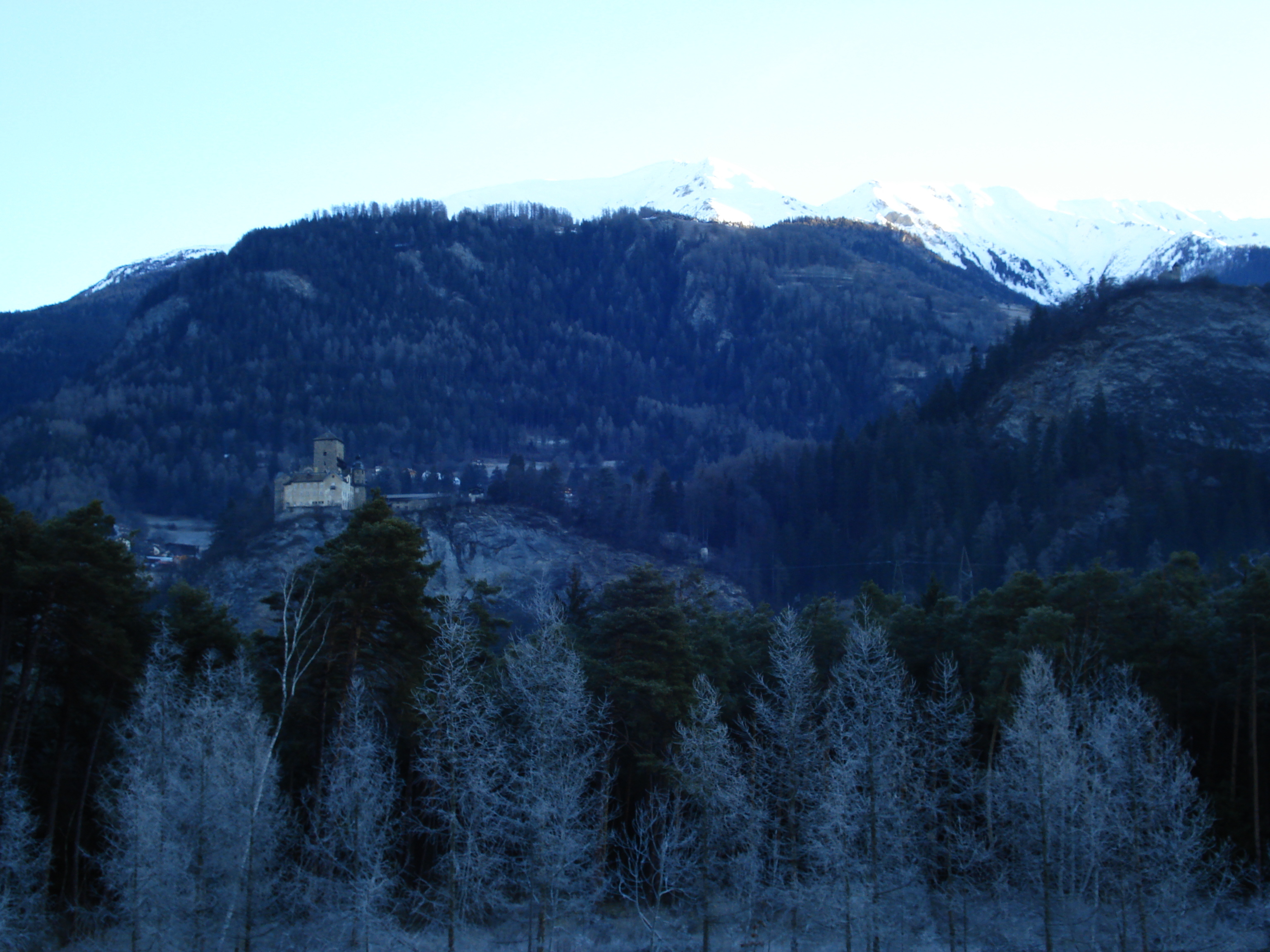 รูปถ่าย สวิสเซอร์แลนด์(Switzerland) ถนนจากคูร์ไปเซนต์มอริตซ์(Chur to St Moritz Road) 2007-01 100