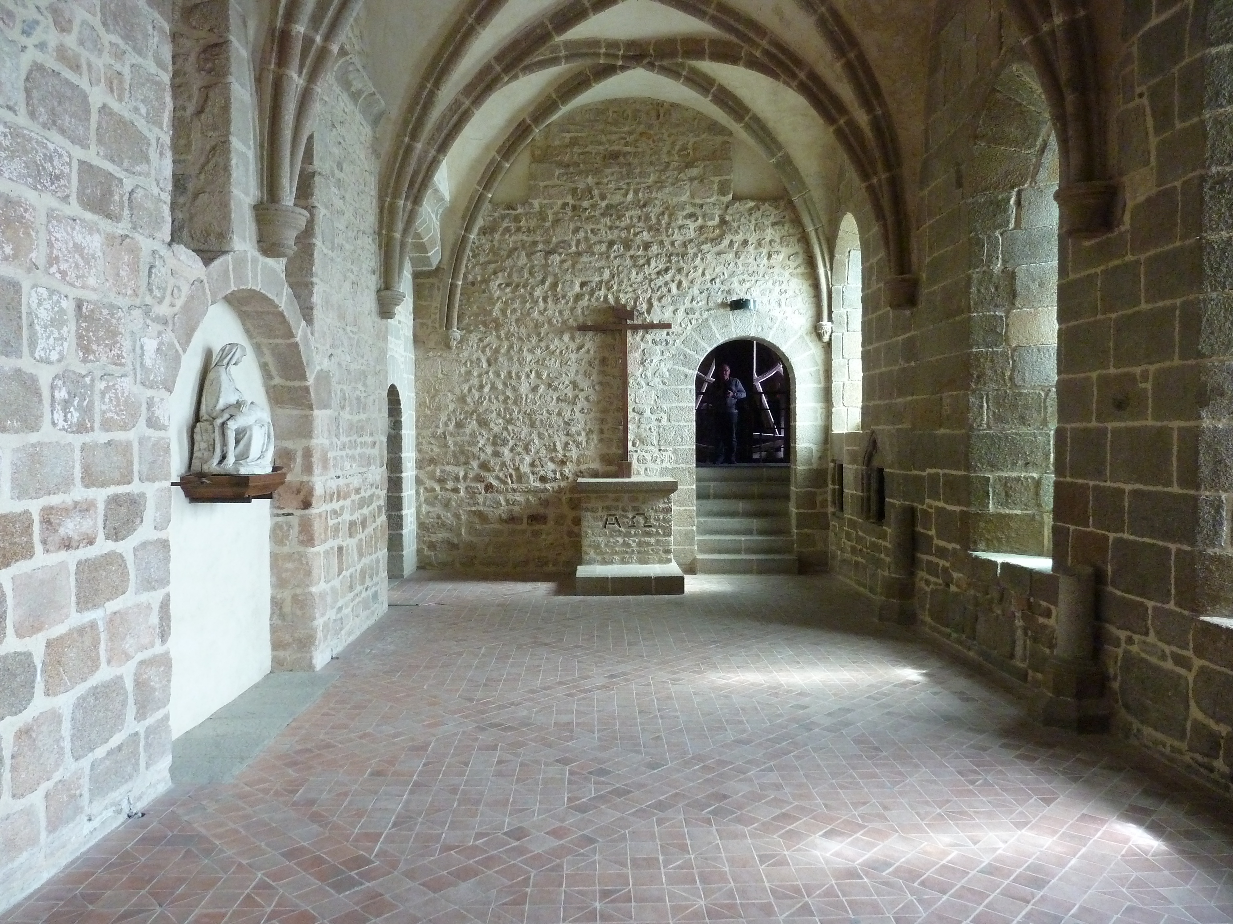 รูปถ่าย ฝรั่งเศส(France) มงแซ็งมีแชล(Mont St Michel) แอบบีมงแซ็งมีแชล(Mont St Michel Abbey) 2010-04 60
