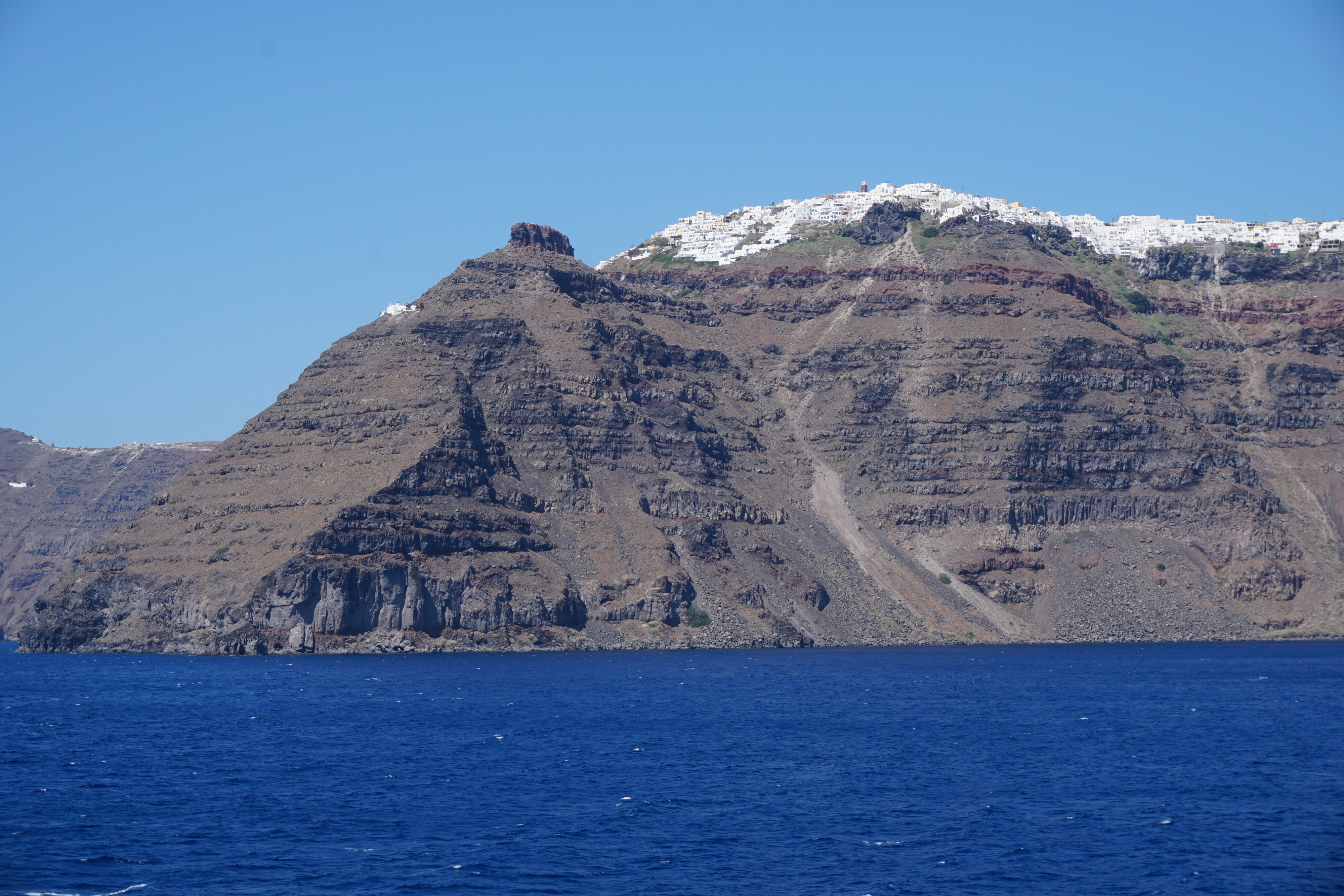 รูปถ่าย กรีก(Greece) ซานโตรินี(Santorini) แอ่งภูเขาไฟซานโตรินี(Santorini caldera) 2016-07 40