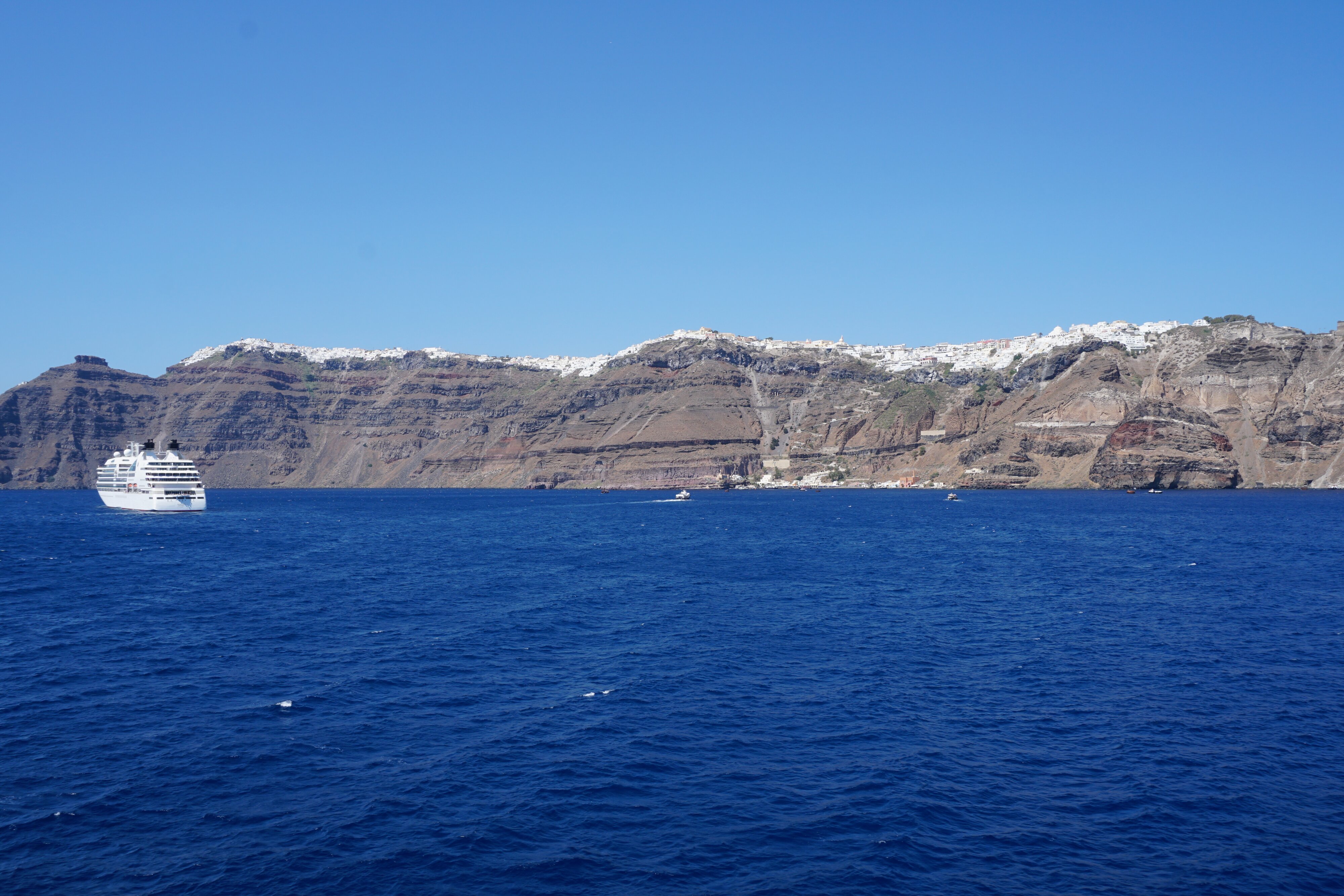 รูปถ่าย กรีก(Greece) ซานโตรินี(Santorini) แอ่งภูเขาไฟซานโตรินี(Santorini caldera) 2016-07 29
