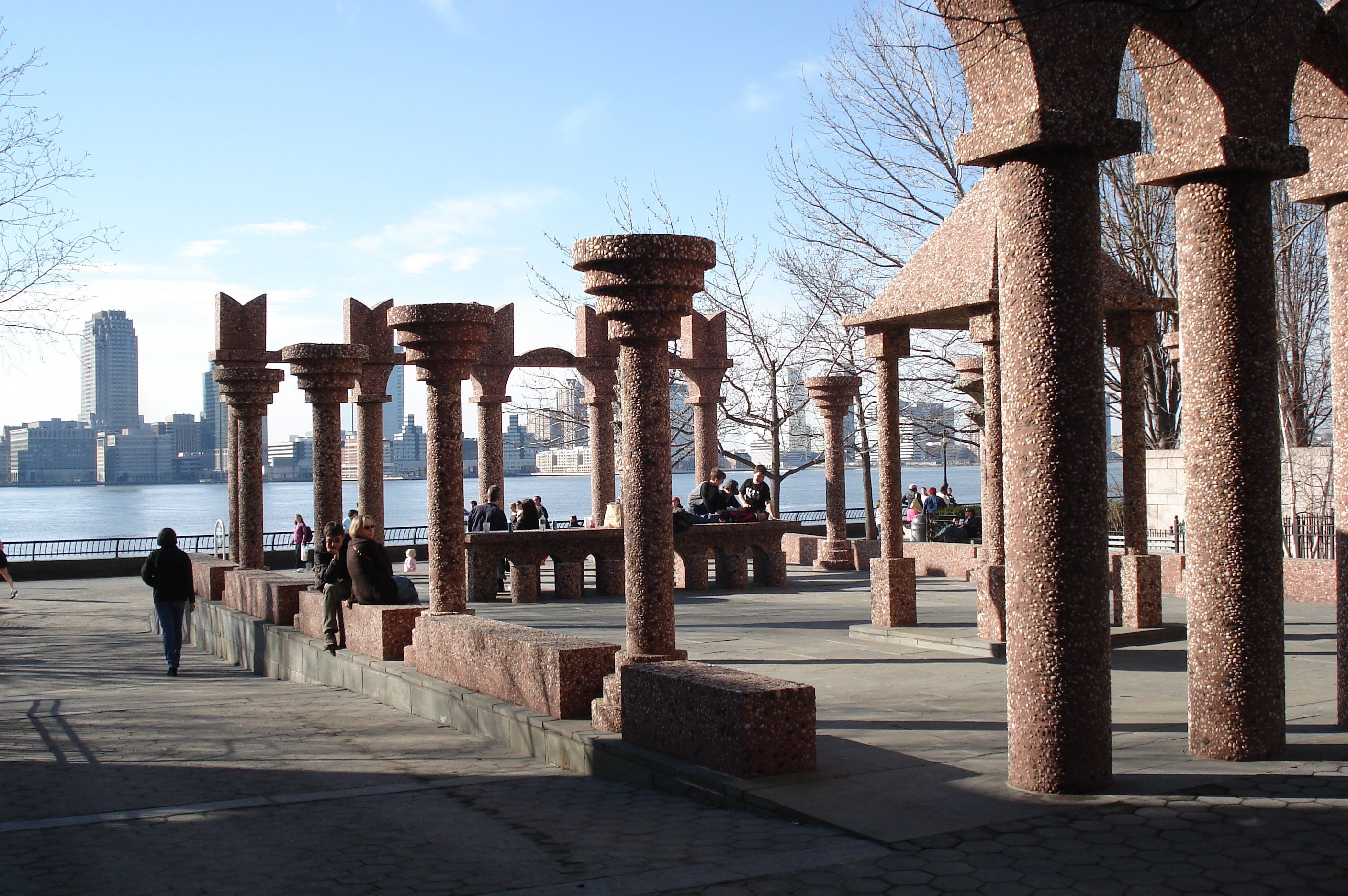 รูปถ่าย สหรัฐอเมริกา(United States) นิวยอร์ก(New York) สวน  แบตเตอรี่(Battery Park) 2006-03 43