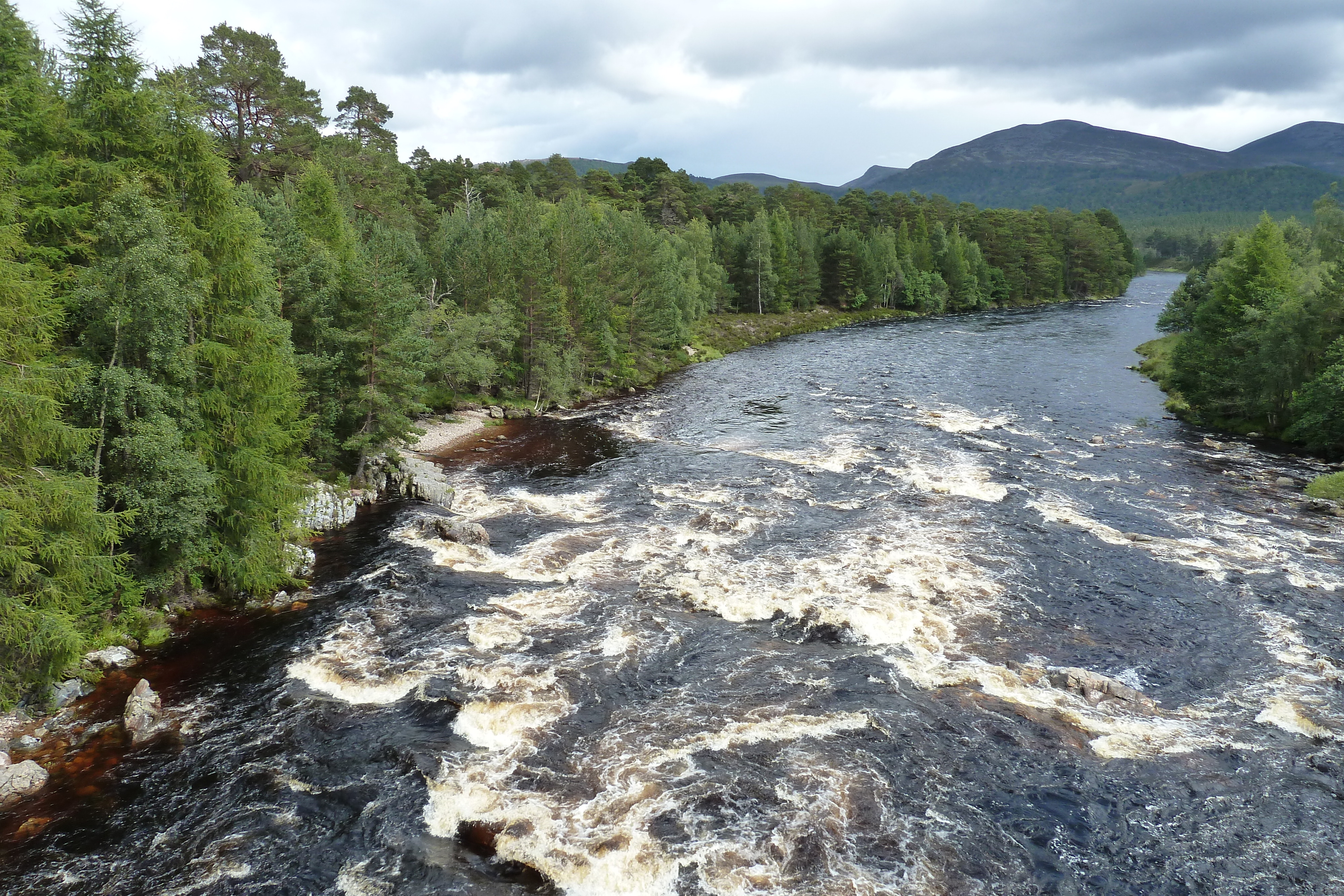 รูปถ่าย อังกฤษ(United Kingdom) สกอตแลนด์(Scotland) อุทยานแห่งชาติแคร์นกอร์มส์(Cairngorms National Park) สะพานอินเวอร์คอลด์(Invercauld Bridge) 2011-07 1