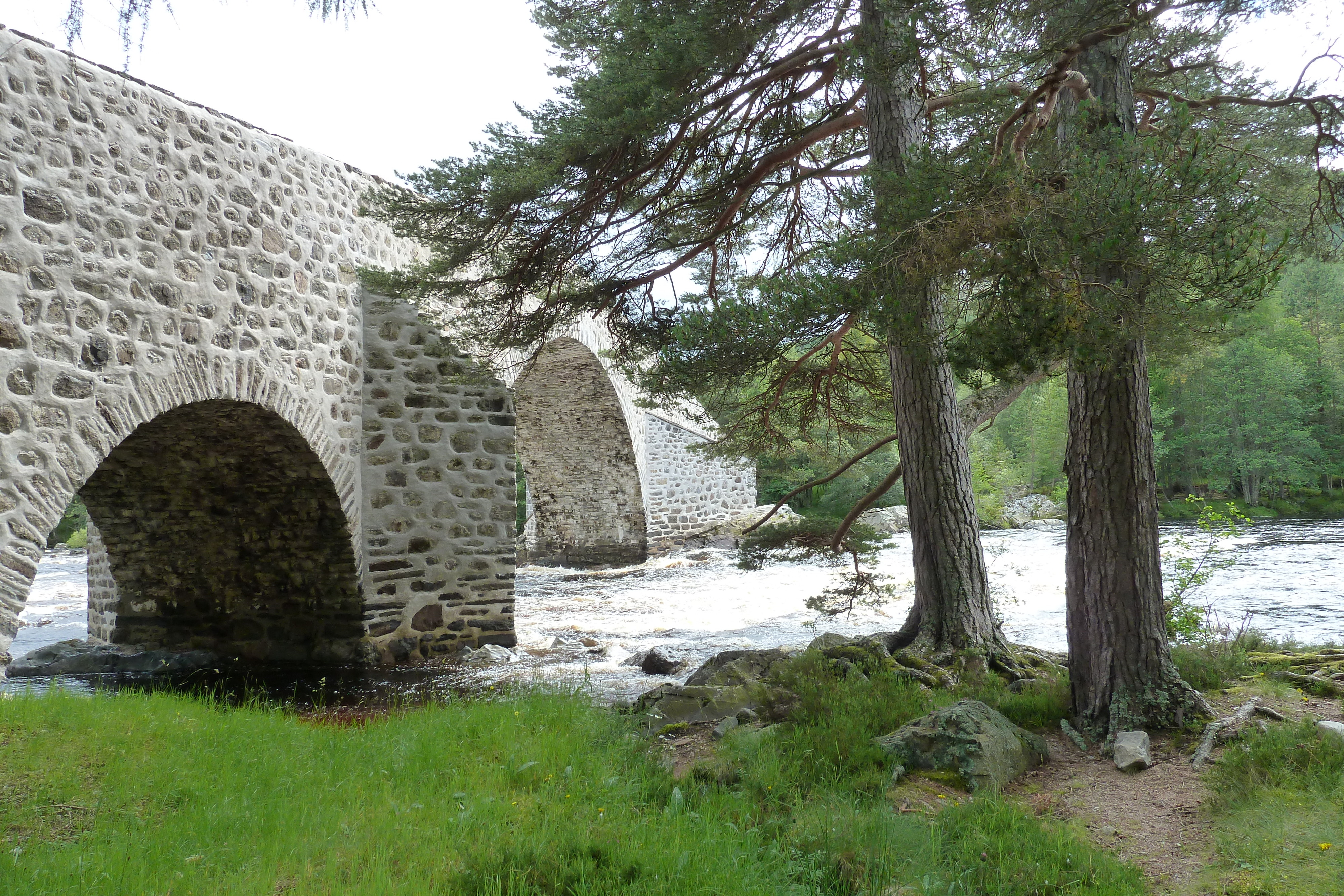 รูปถ่าย อังกฤษ(United Kingdom) สกอตแลนด์(Scotland) อุทยานแห่งชาติแคร์นกอร์มส์(Cairngorms National Park) สะพานอินเวอร์คอลด์(Invercauld Bridge) 2011-07 11