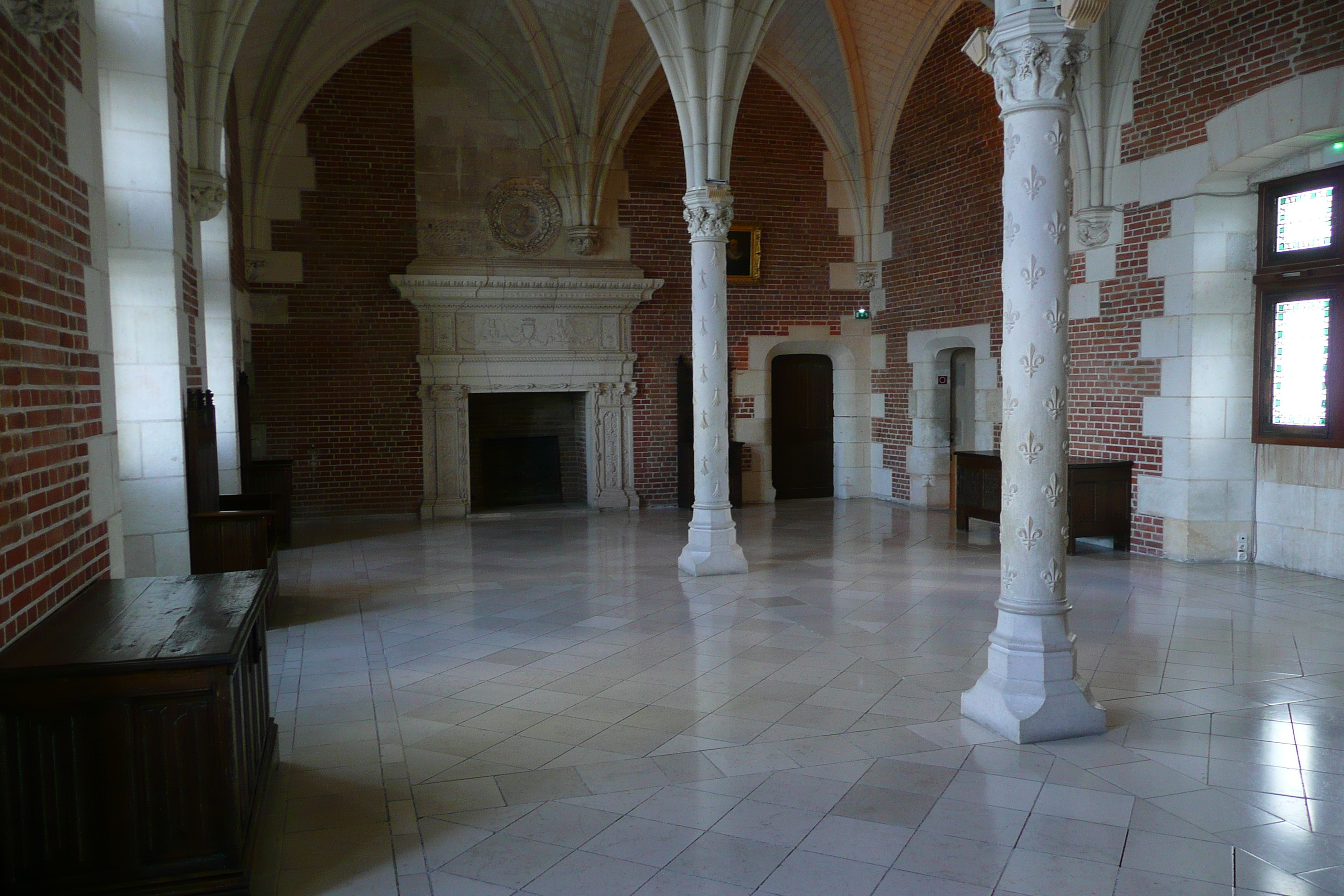 รูปถ่าย ฝรั่งเศส(France) อ็องบวซ(Amboise) ปราสาทอ็องบวซ(Amboise Castle) 2008-04 15