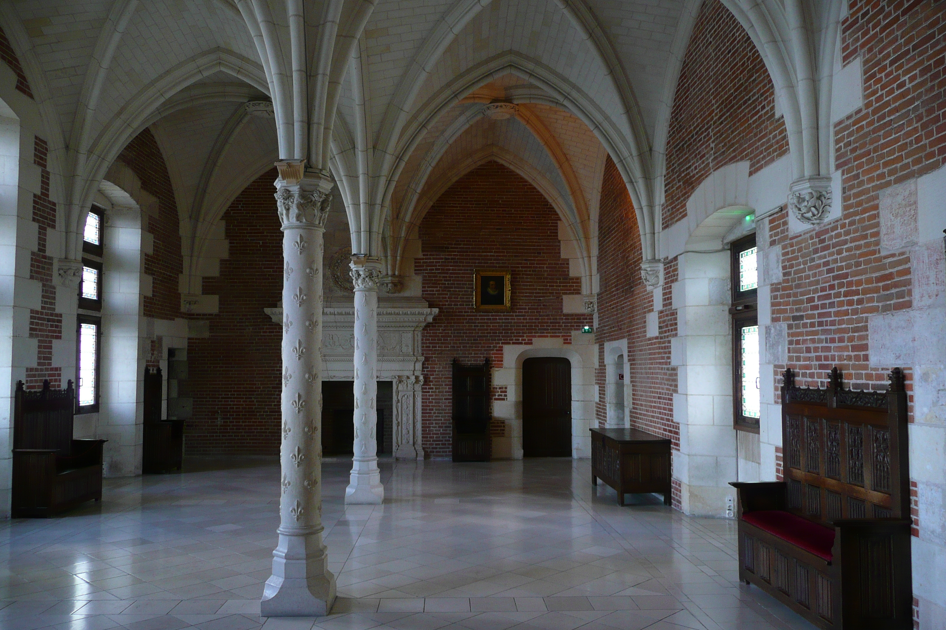 รูปถ่าย ฝรั่งเศส(France) อ็องบวซ(Amboise) ปราสาทอ็องบวซ(Amboise Castle) 2008-04 1