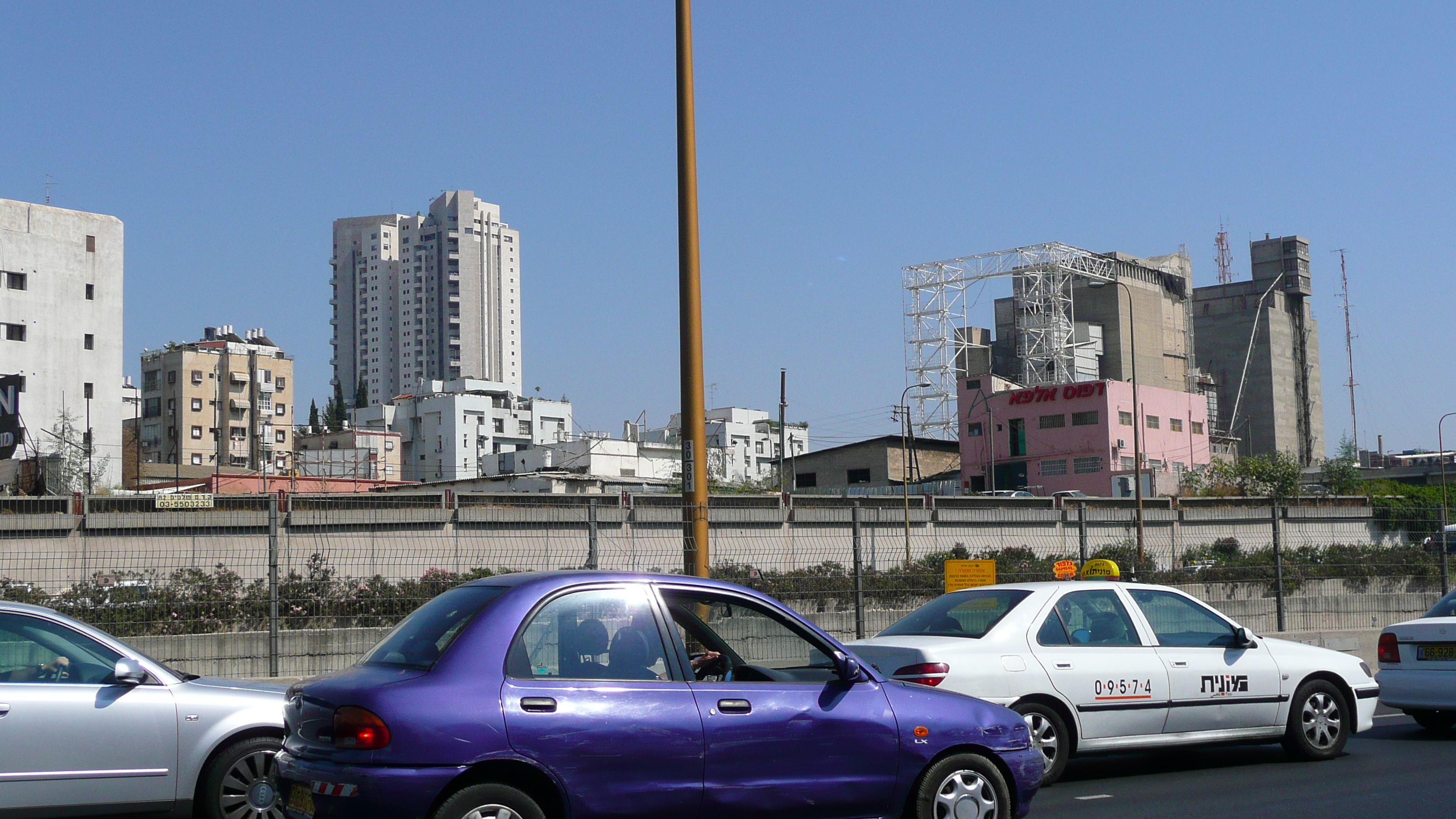 รูปถ่าย อิสราเอล(Israel) จากเทลอาวีฟไปท่าอากาศยานเบนกูเรียน(Tel Aviv to Ben Gurion Airport) 2007-06 77