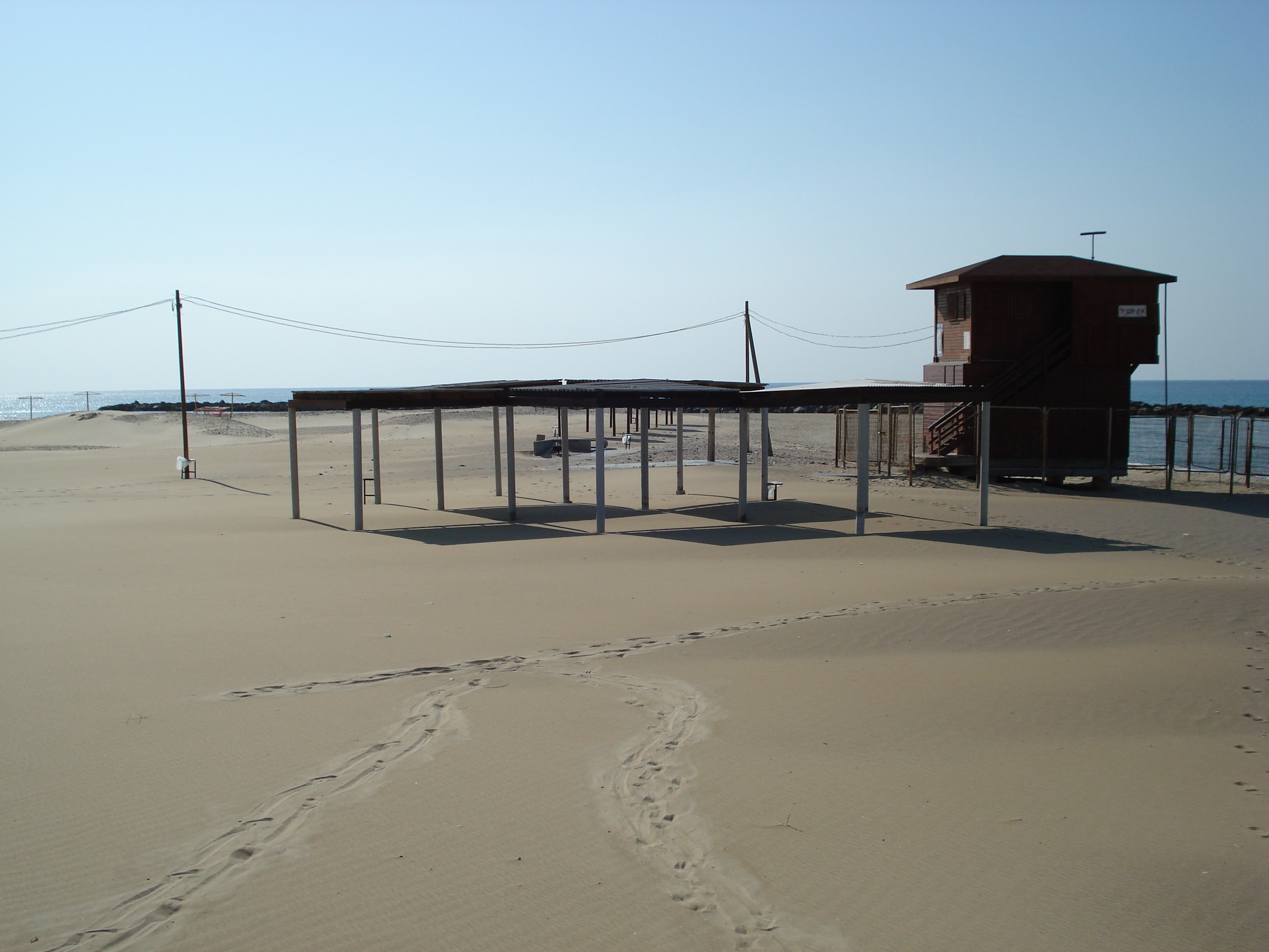 รูปถ่าย อิสราเอล(Israel) ไฮฟา(Haifa) หาดคาร์เมล(Carmel Beach) 2006-12 27