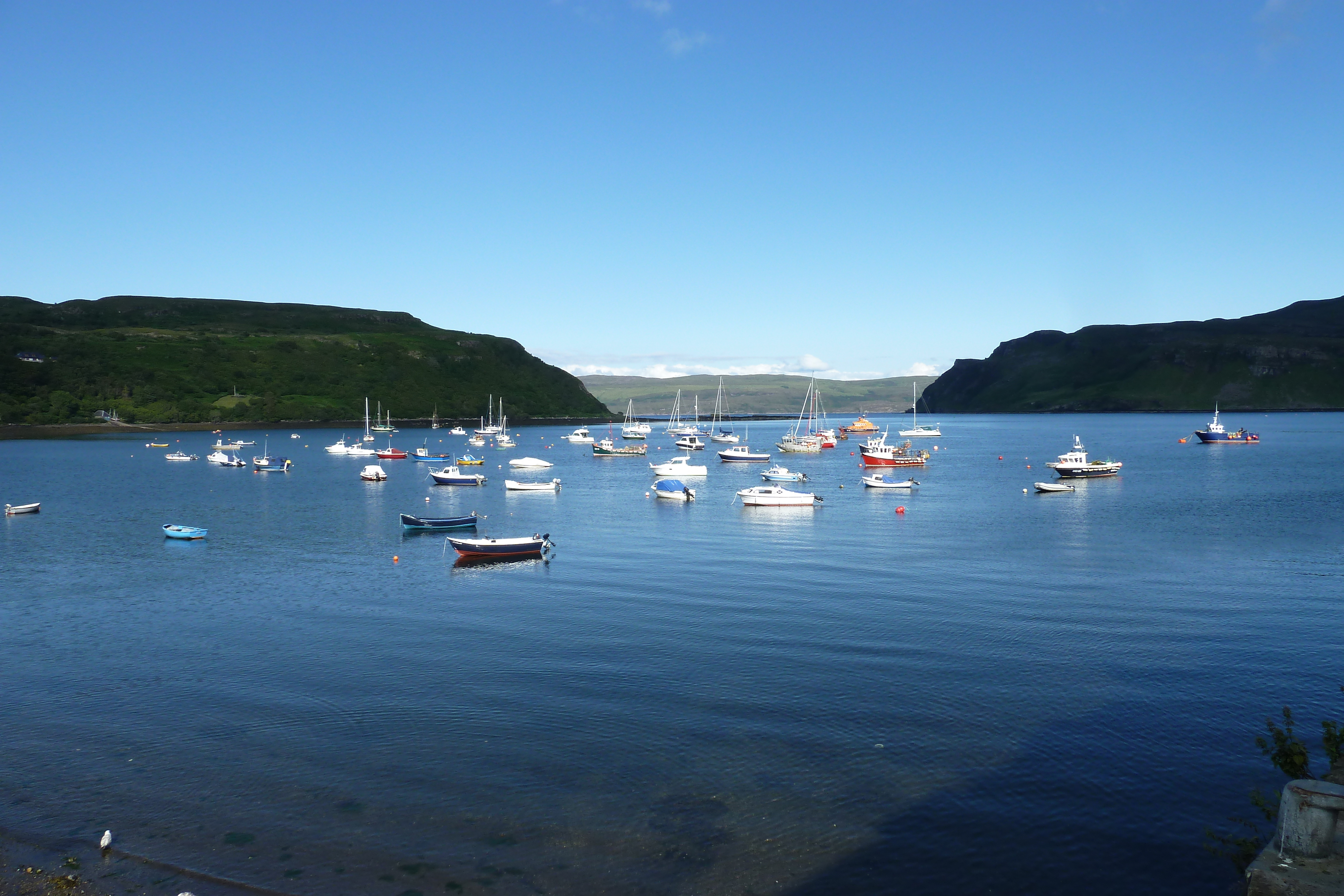 รูปถ่าย อังกฤษ(United Kingdom) เกาะสกาย(Skye) พอร์ทรี(Portree) 2011-07 1