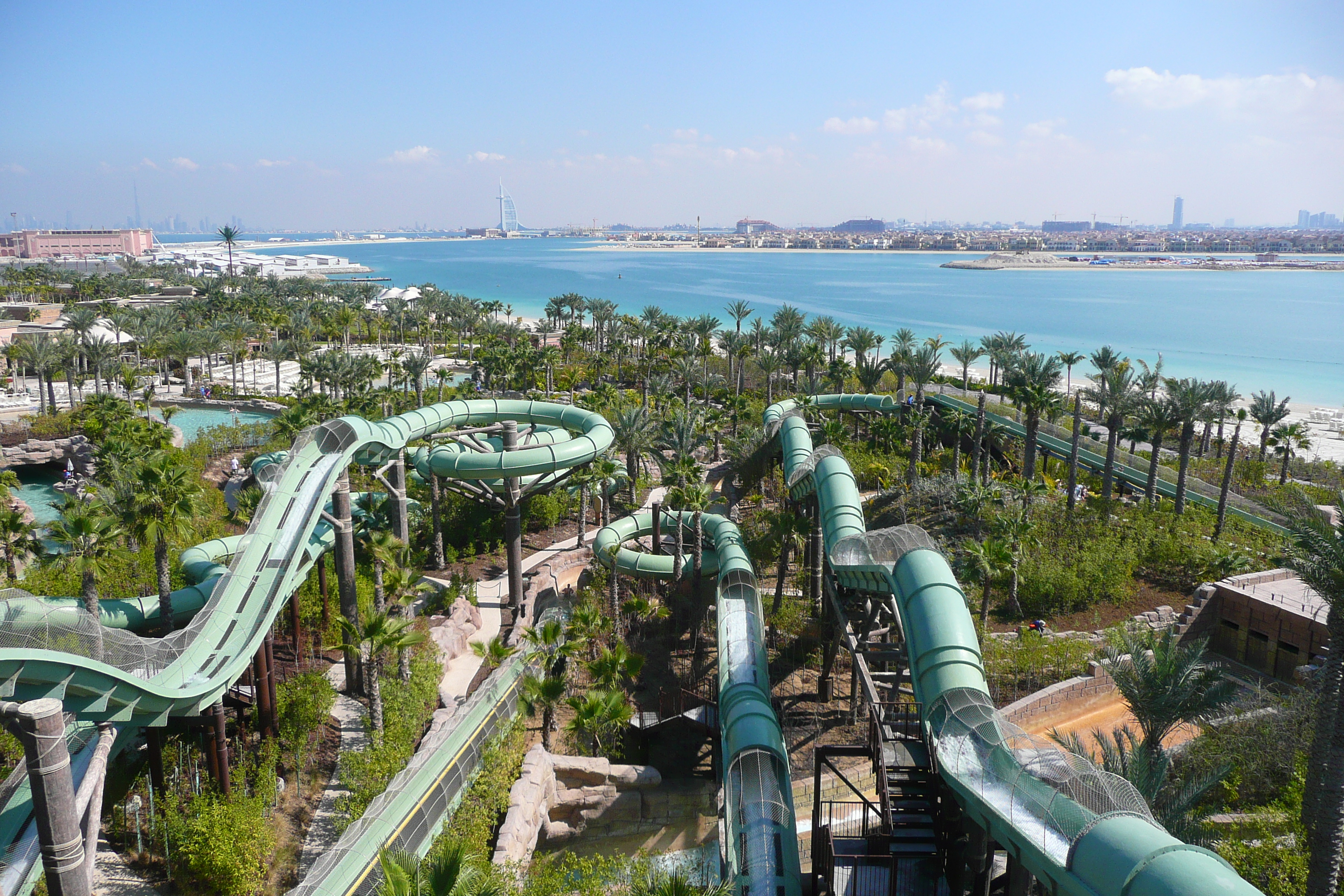 รูปถ่าย สหรัฐอาหรับเอมิเรตส์(United Arab Emirates) ดูไบ(Dubai) สวนน้ำอควาเวนเจอร์ ดูไบ(Dubai Aquaventure) 2009-01 0