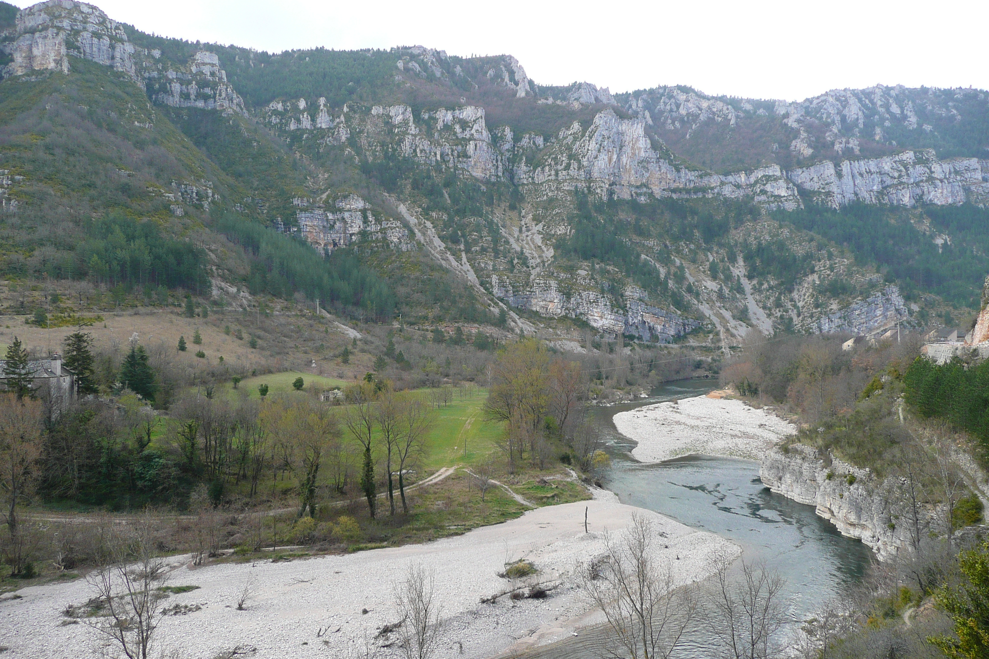 รูปถ่าย ฝรั่งเศส(France) แม่น้ำตาร์น(Tarn river) 2008-04 2