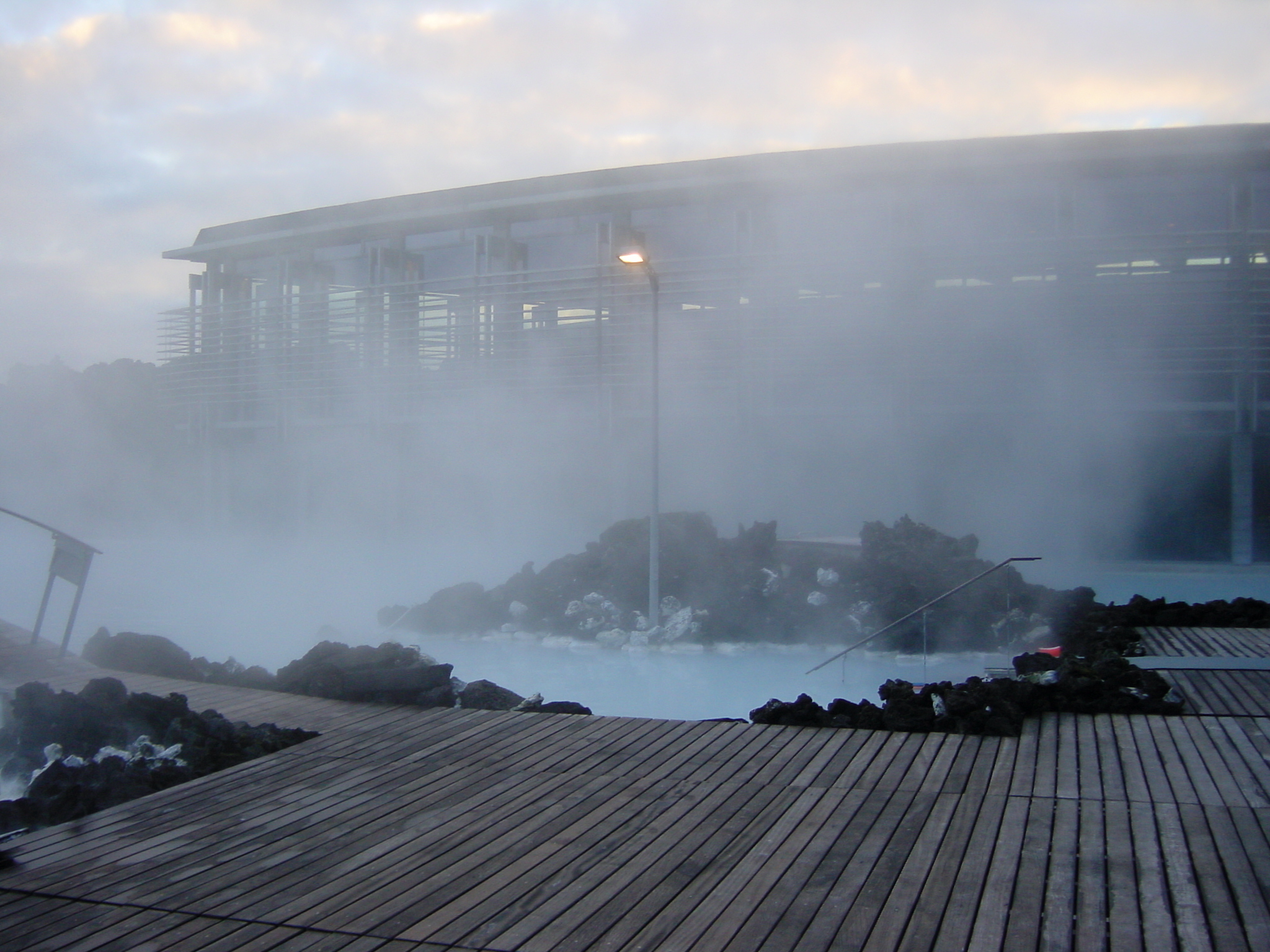 รูปถ่าย ไอซ์แลนด์(Iceland) บลูลากูน(Blue Lagoon) 2003-03 4