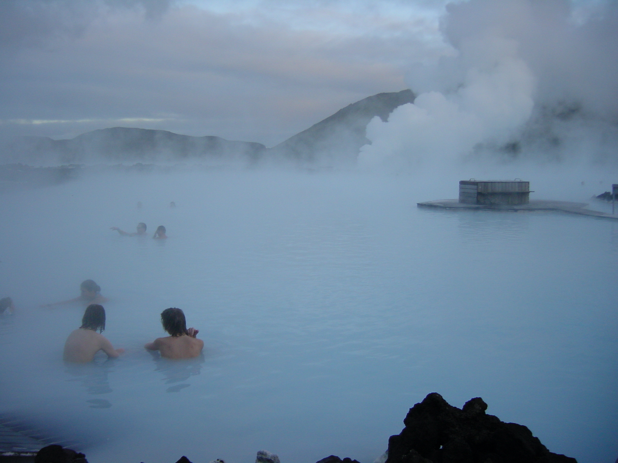 รูปถ่าย ไอซ์แลนด์(Iceland) บลูลากูน(Blue Lagoon) 2003-03 3