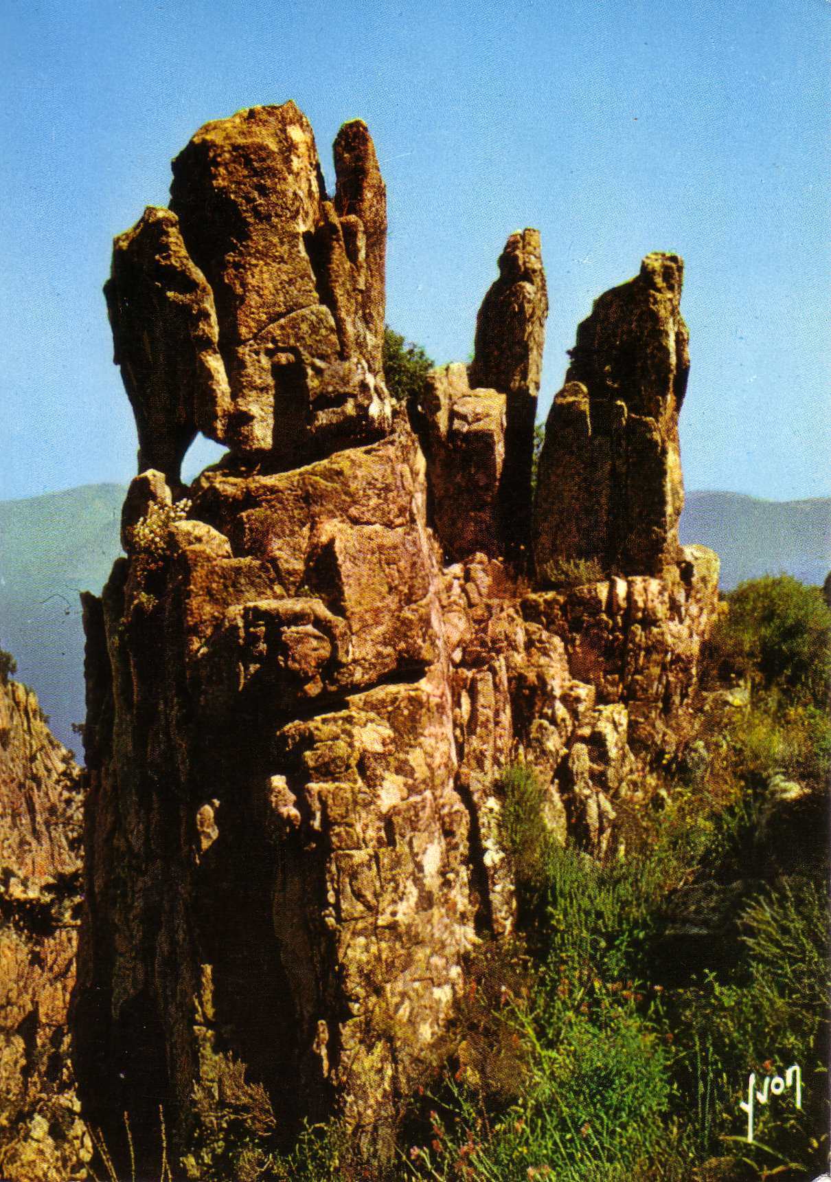รูปถ่าย ฝรั่งเศส(France) คอร์สิคา(Corsica) โปสการ์ดเก่า(Old Postcards) 1900-01 66