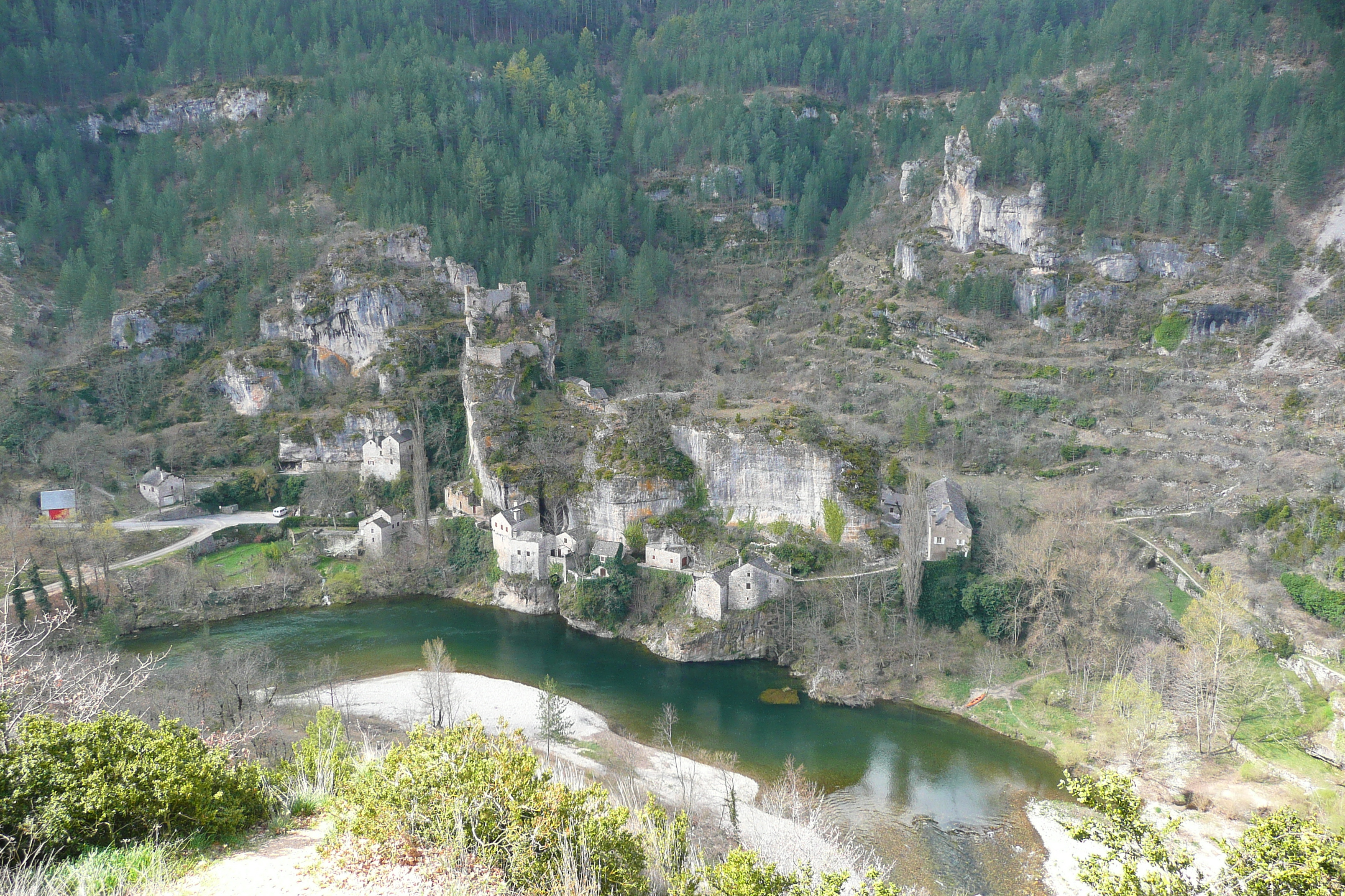 รูปถ่าย ฝรั่งเศส(France) แม่น้ำตาร์น(Tarn river) 2008-04 92
