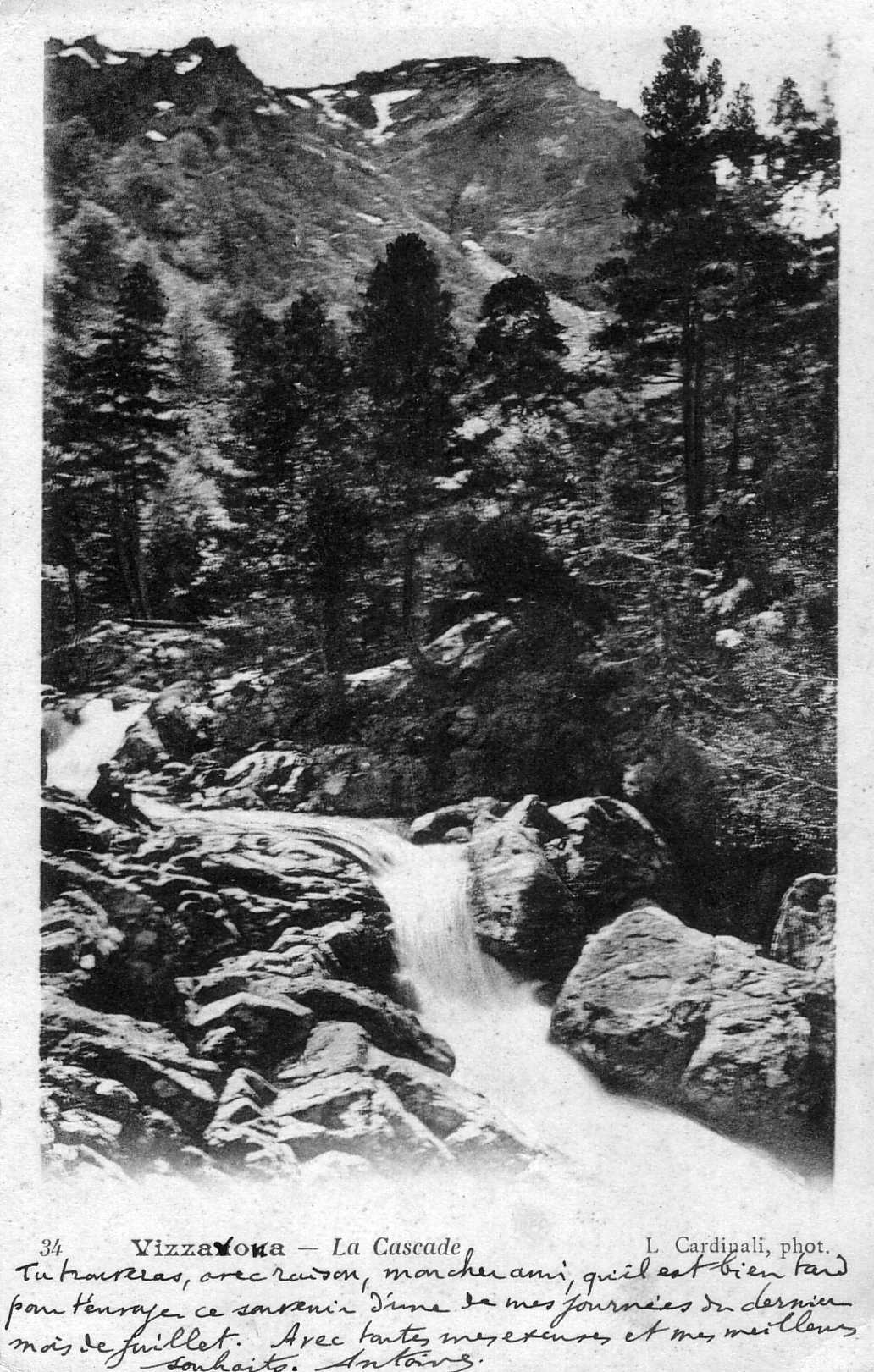 รูปถ่าย ฝรั่งเศส(France) คอร์สิคา(Corsica) โปสการ์ดเก่า(Old Postcards) 1900-01 125