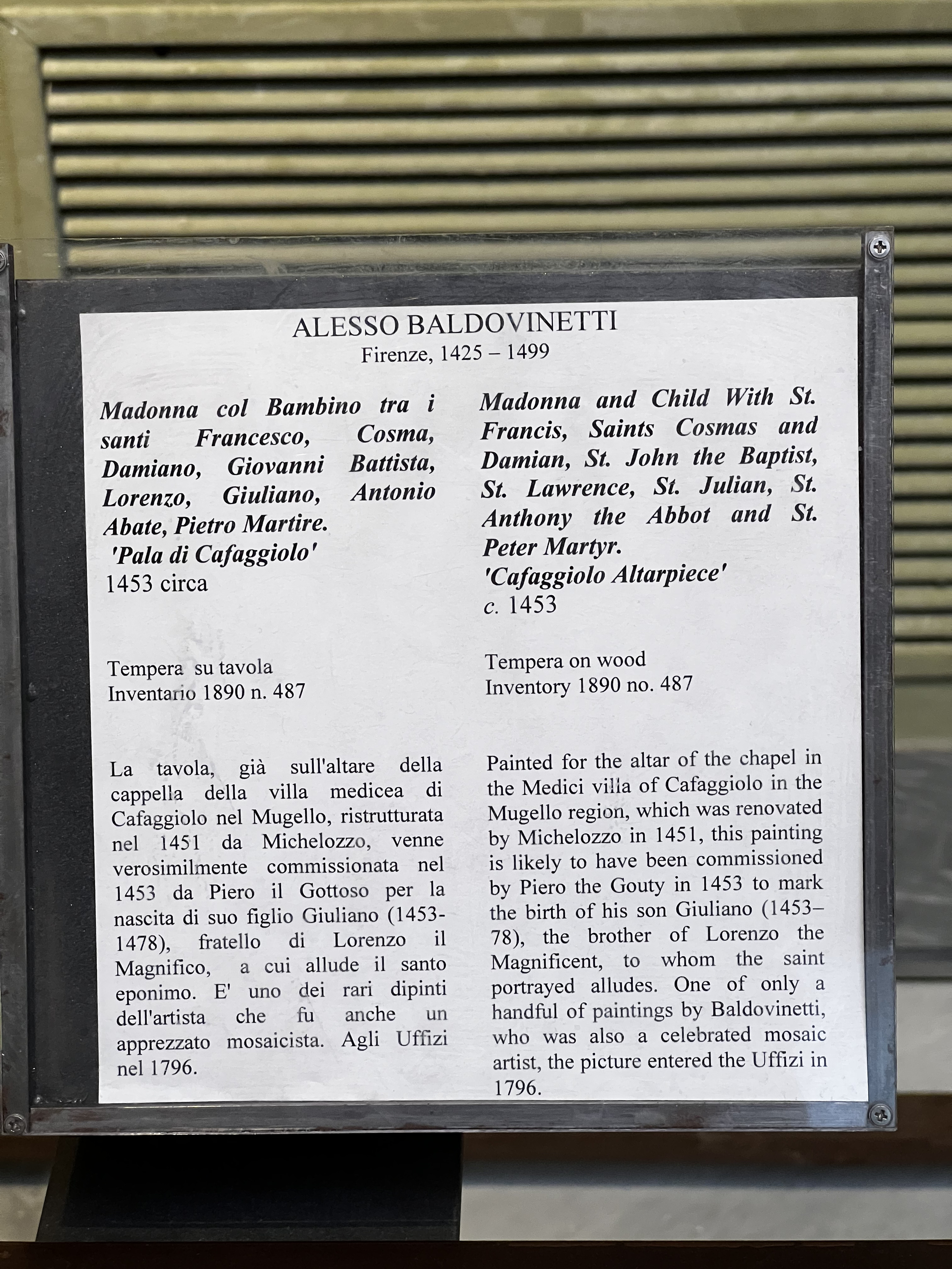 รูปถ่าย อิตาลี(Italy) ฟลอเรนซ์(Florence) พิพิธภัณฑ์อุฟฟีซี(Uffizi Museum) 2022-05 131