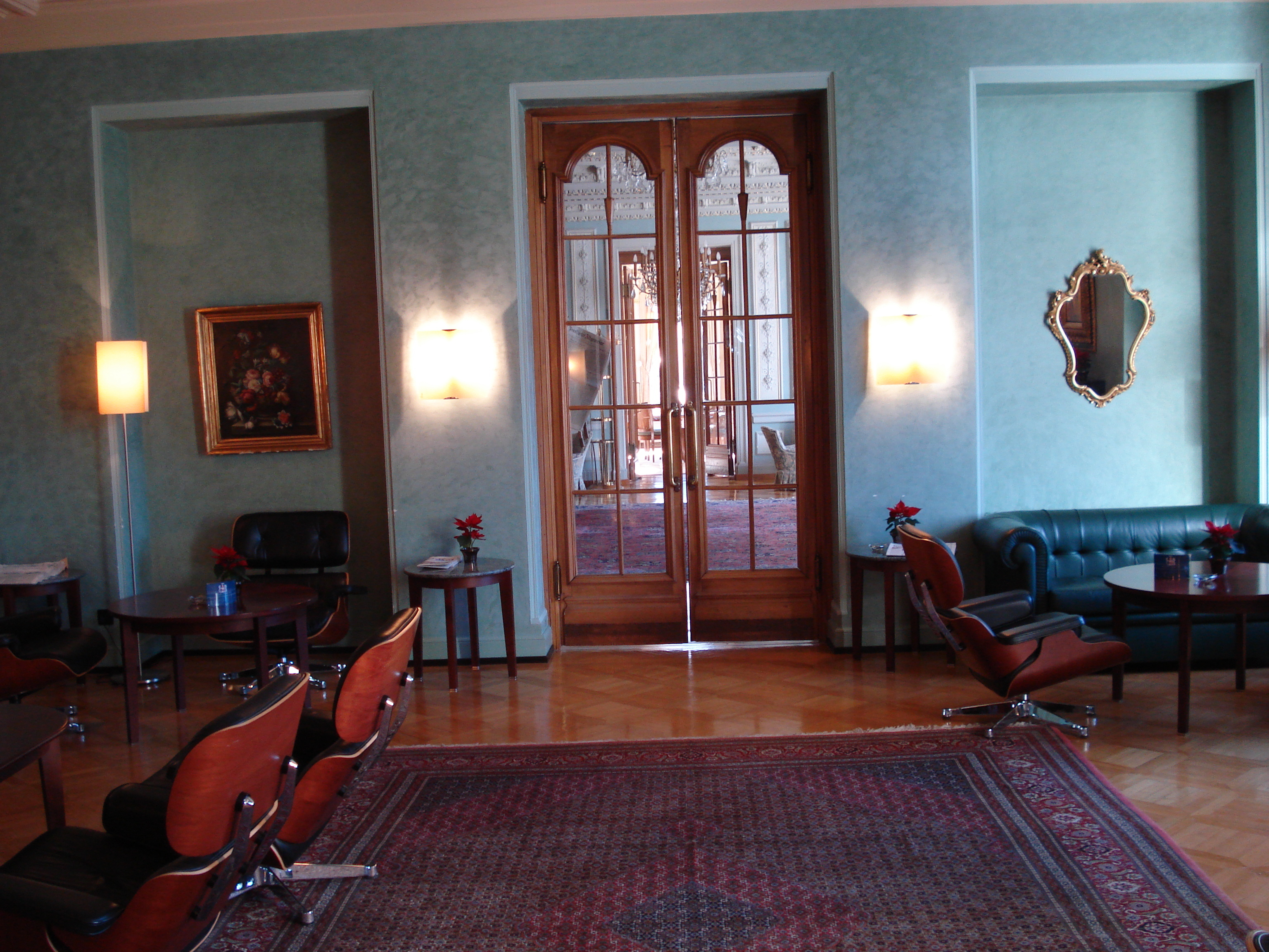 รูปถ่าย สวิสเซอร์แลนด์(Switzerland) ปองเทรซีน่า(Pontresina) โรงแรมแกรนด์โครเนนโฮฟ(Grand Hotel Kronenhof) 2007-01 58