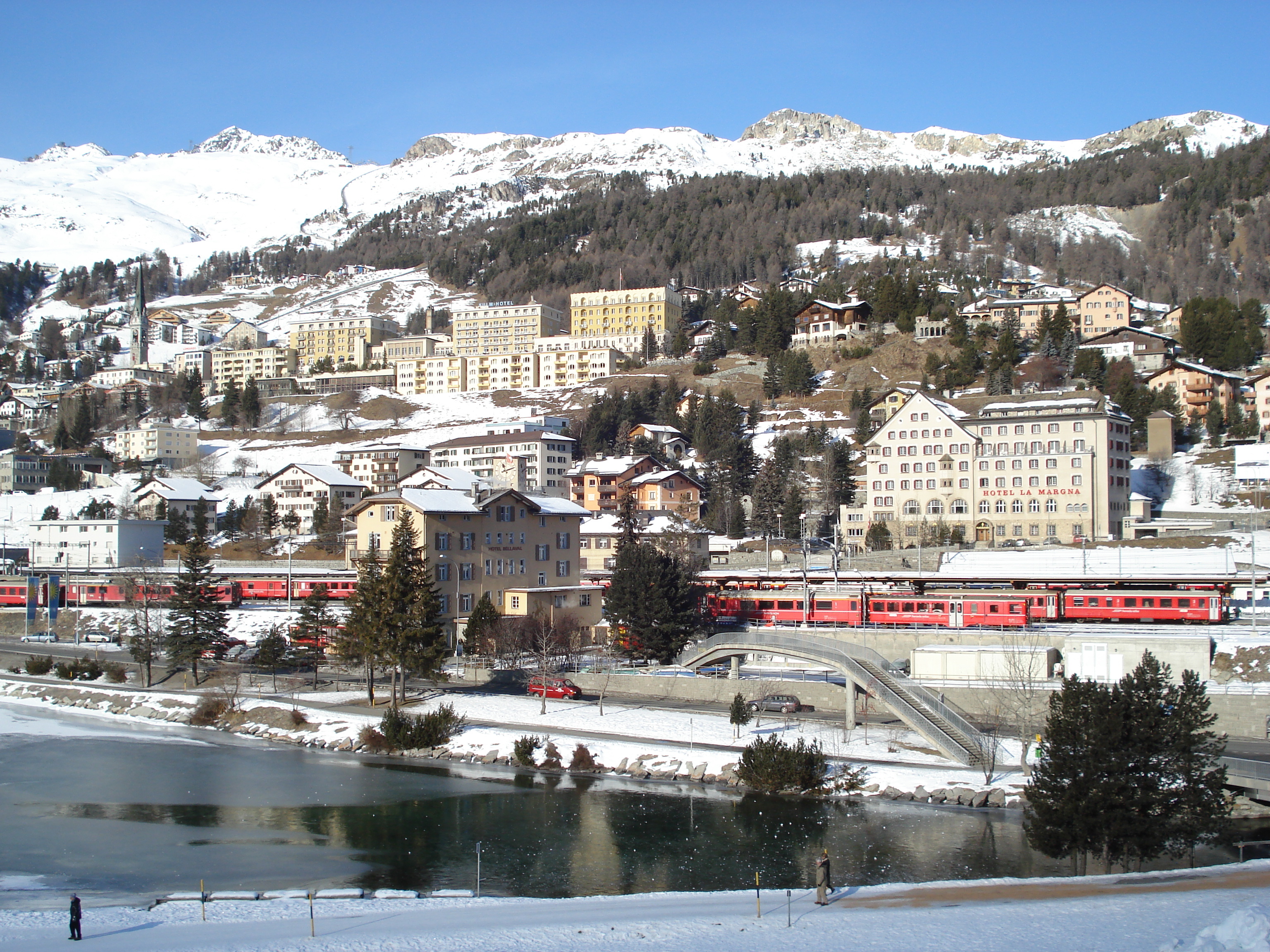 รูปถ่าย สวิสเซอร์แลนด์(Switzerland) เซนต์มอริตซ์(St Moritz) 2007-01 14