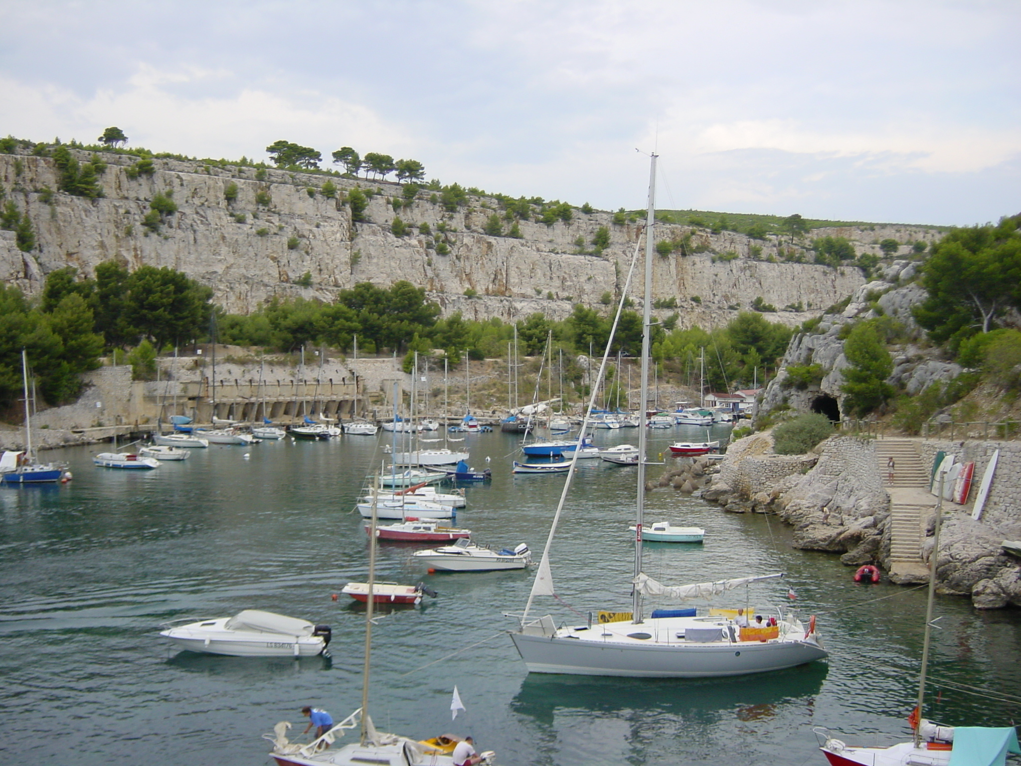 รูปถ่าย ฝรั่งเศส(France) กาซี(Cassis) 2002-08 24